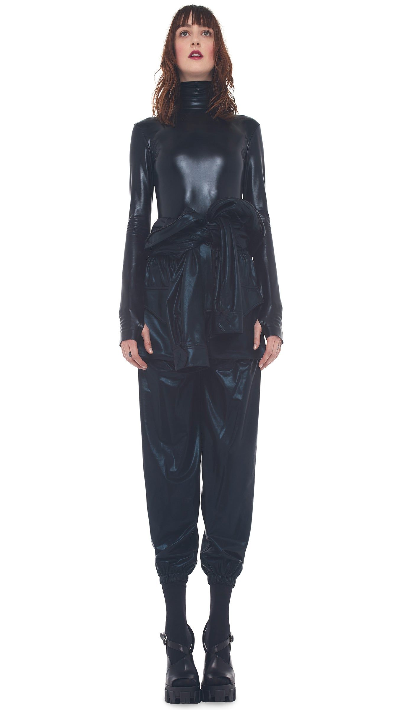 TURTLE CARGO JUMPSUIT sold by Norma Kamali product image thumbnail 5