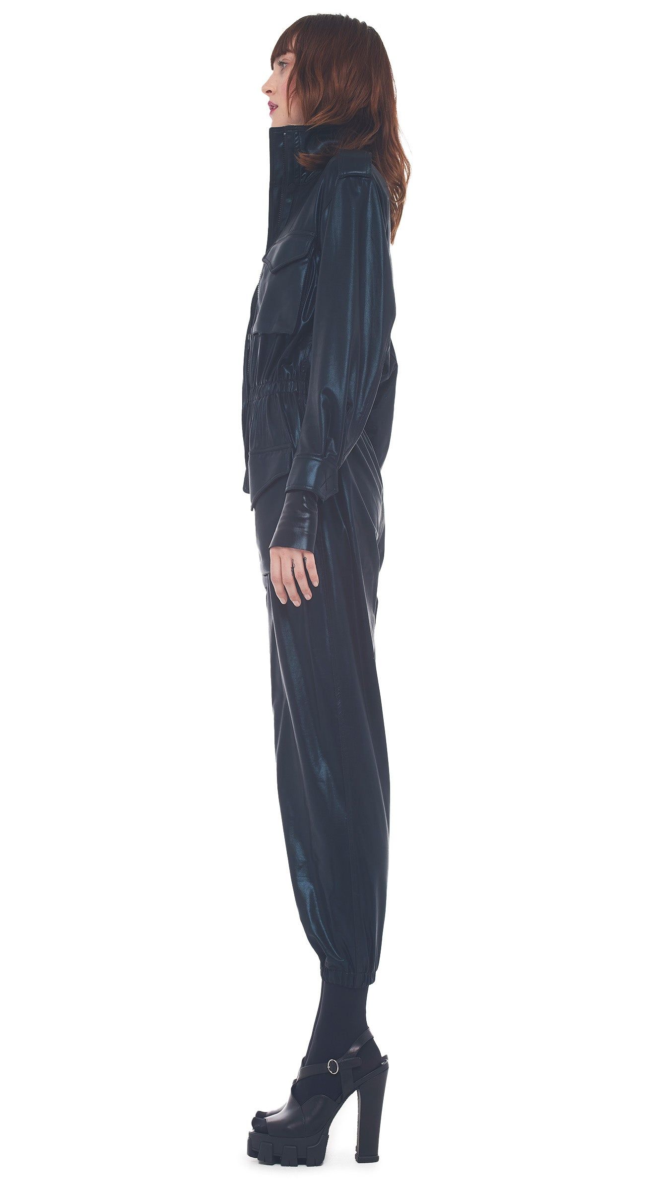 TURTLE CARGO JUMPSUIT sold by Norma Kamali product image thumbnail 2