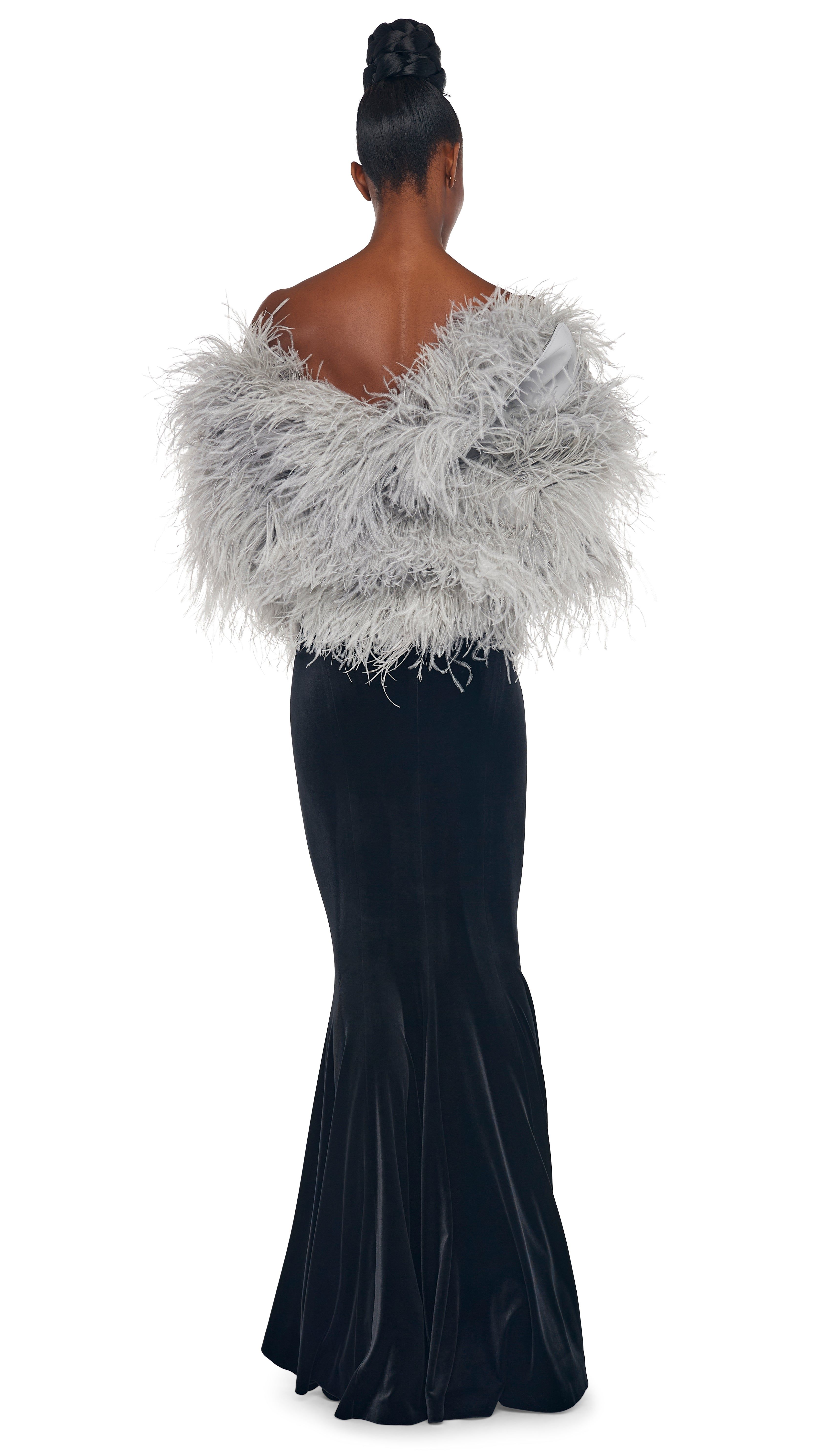 ALL OVER FEATHER JACKET sold by Norma Kamali product image thumbnail 3