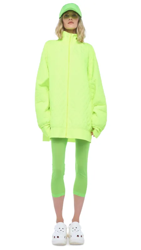 QUILTED OS BOMBER JACKET made by Sweats