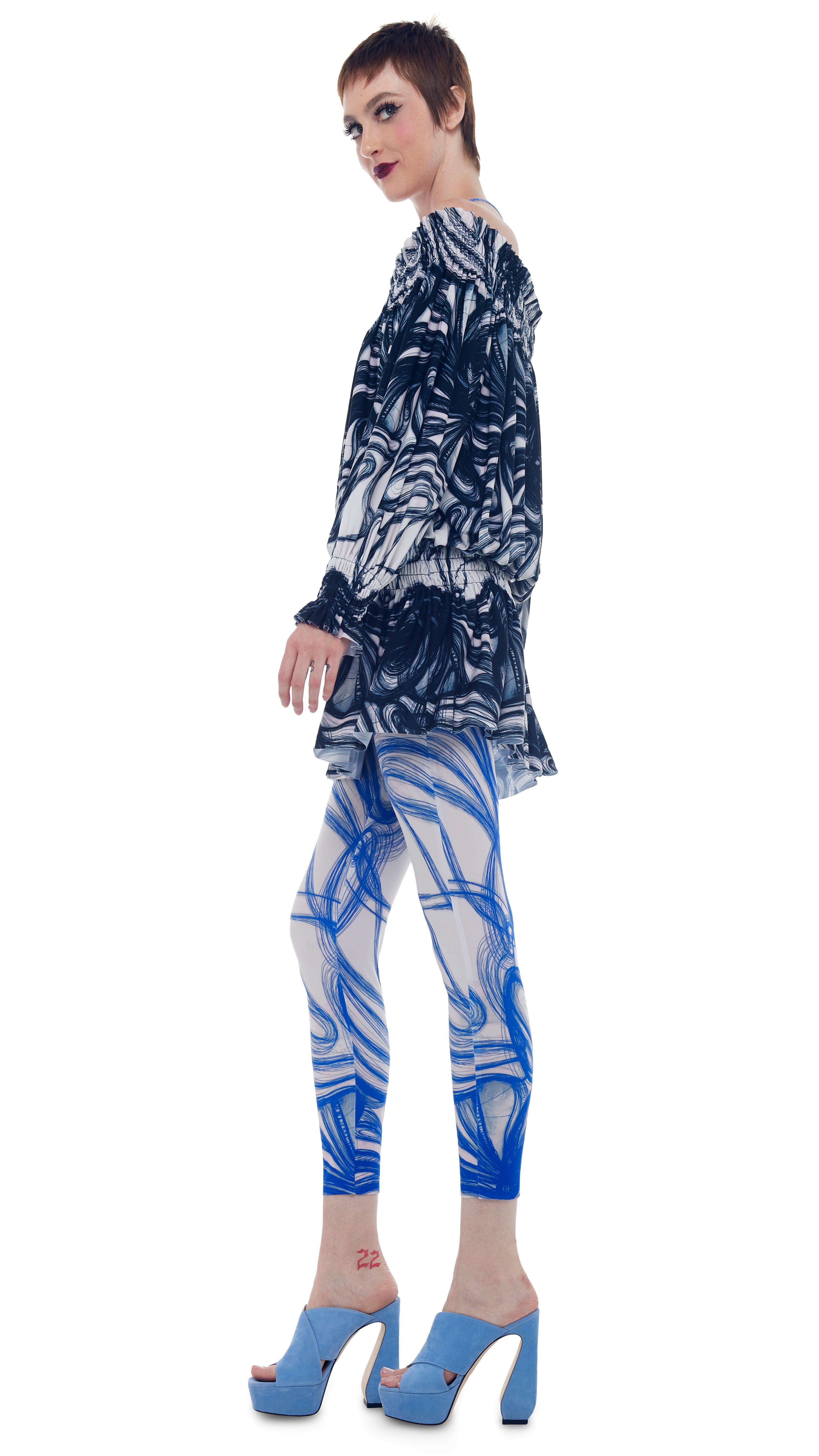 PEASANT DRESS sold by Norma Kamali product image thumbnail 2