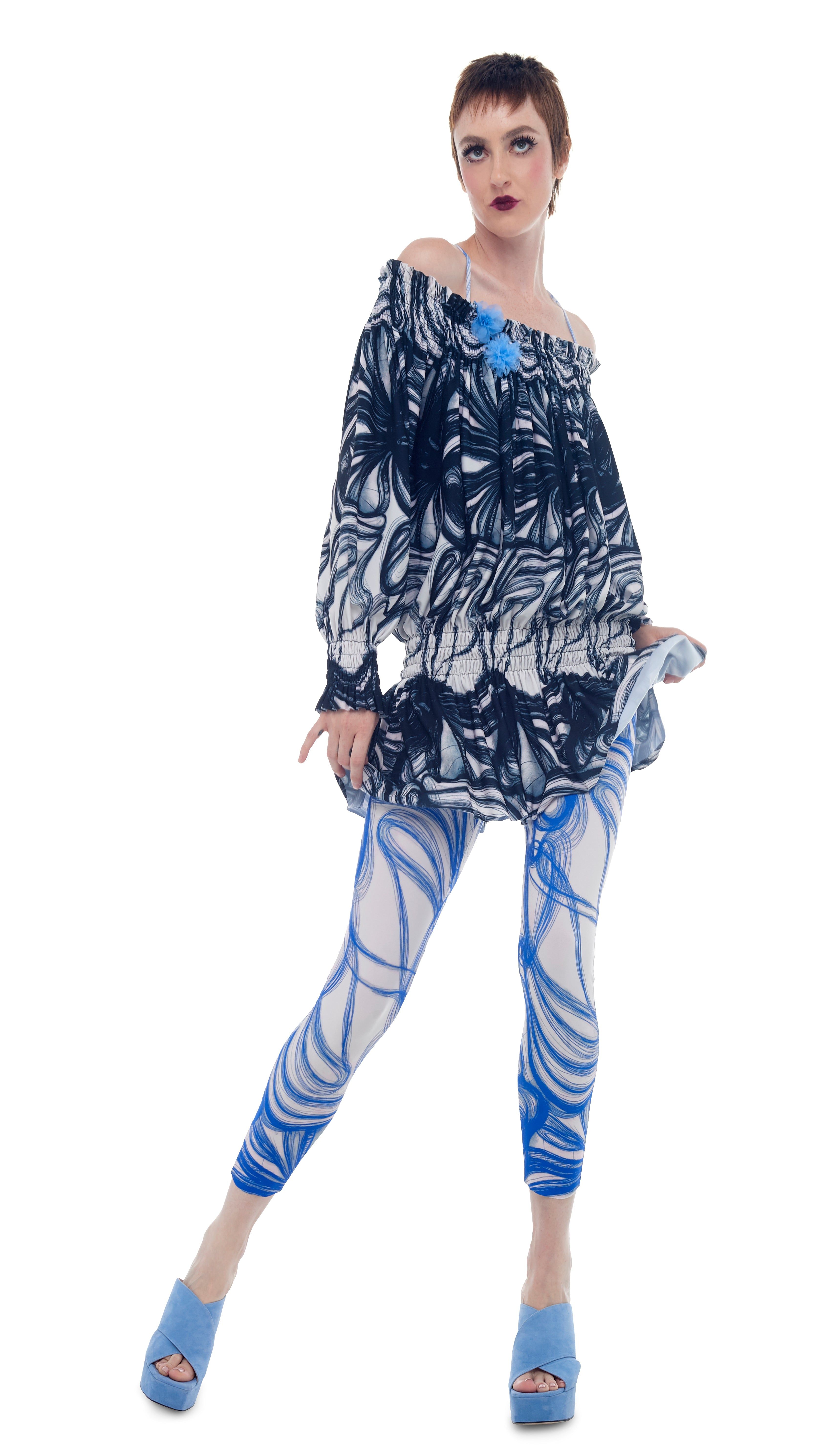 PEASANT DRESS sold by Norma Kamali product image thumbnail 4