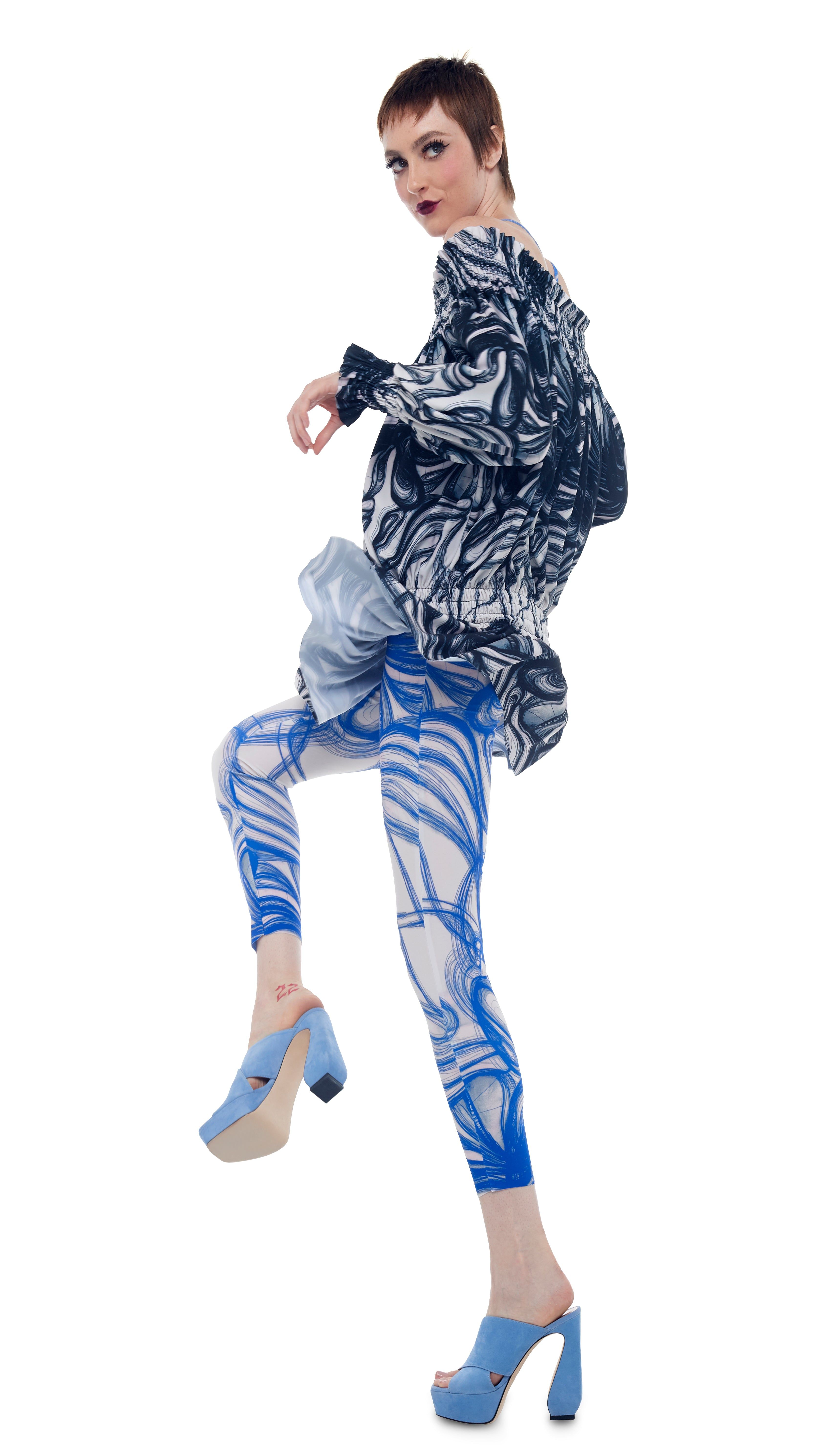 PEASANT DRESS sold by Norma Kamali product image thumbnail 5