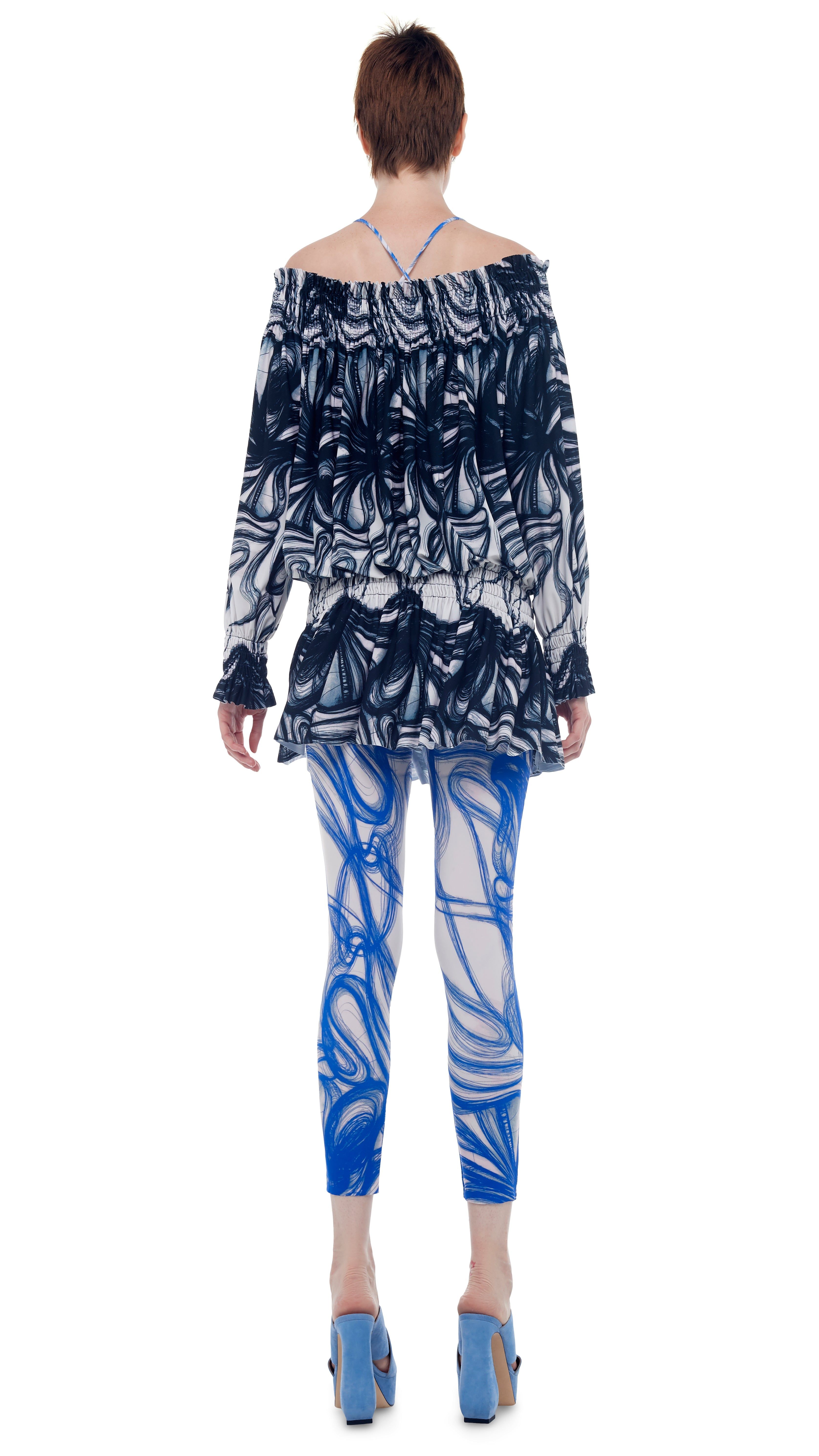 PEASANT DRESS sold by Norma Kamali product image thumbnail 3