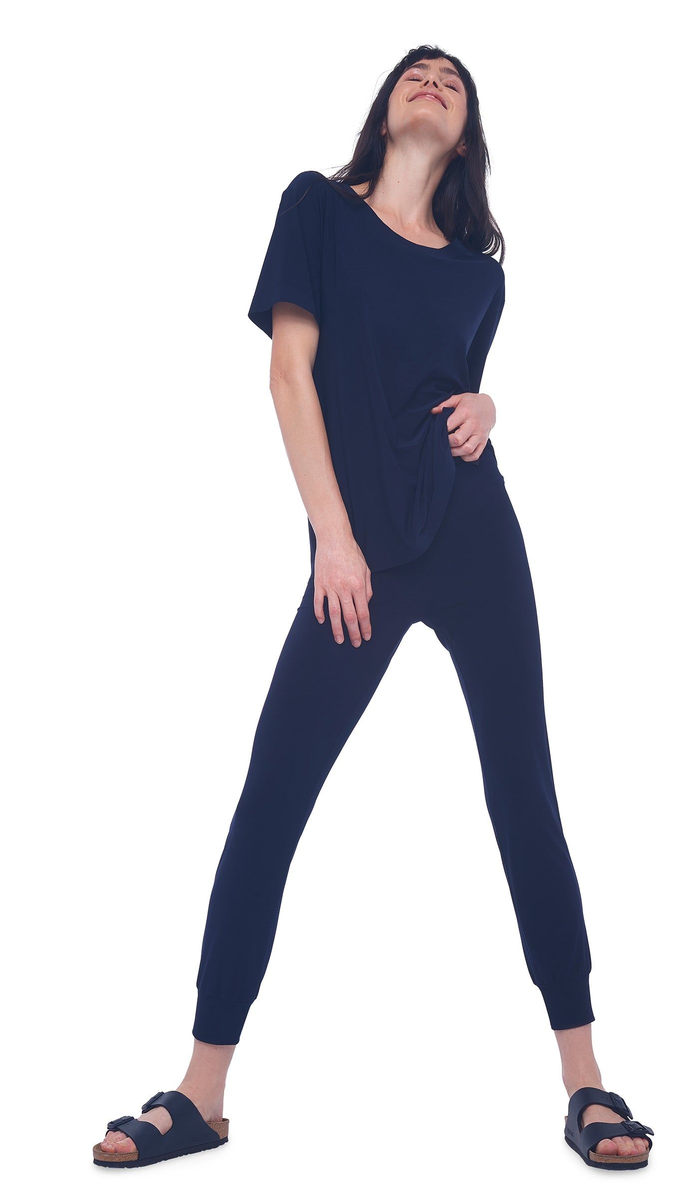 SHORT SLEEVE BOXY TOP sold by Norma Kamali product image thumbnail 4