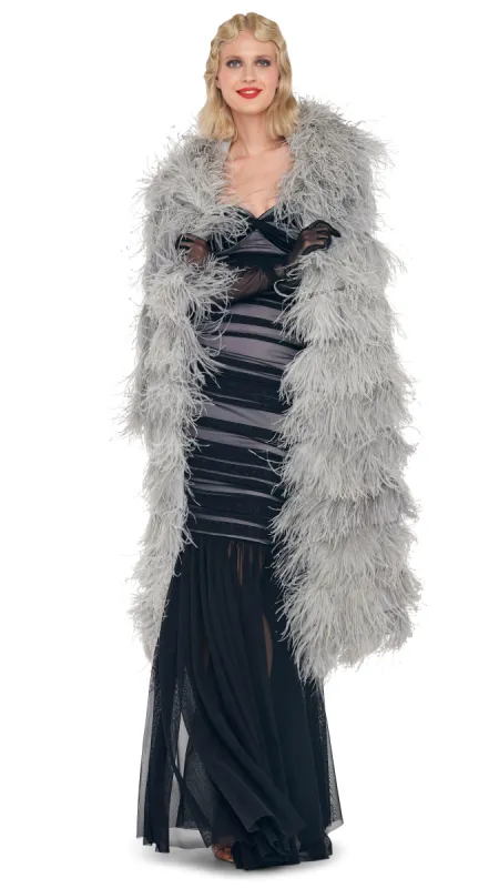 ALL OVER FEATHER JACKET sold by Norma Kamali