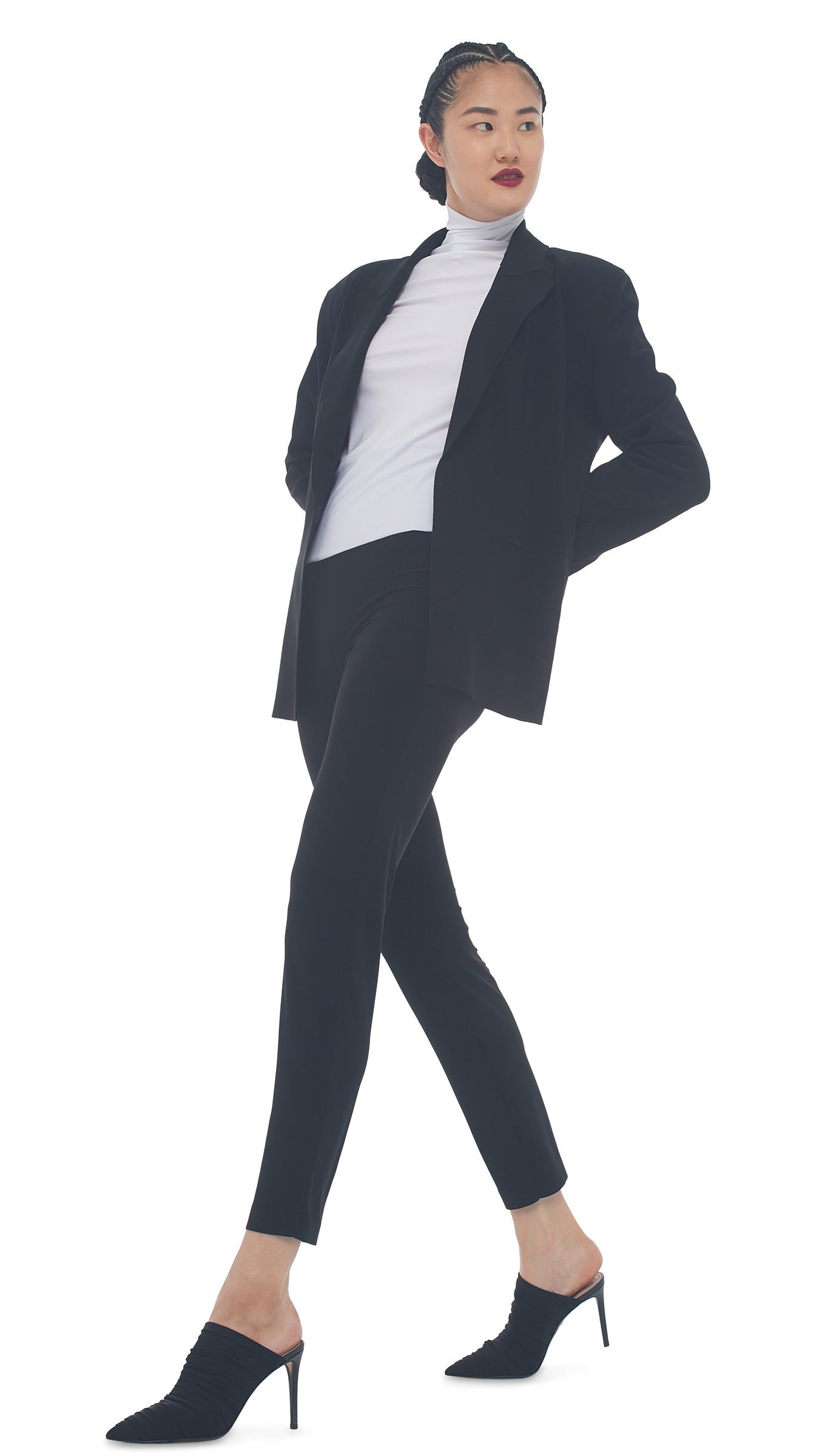 SB STRAIGHT FIT JACKET sold by Norma Kamali product image thumbnail 4