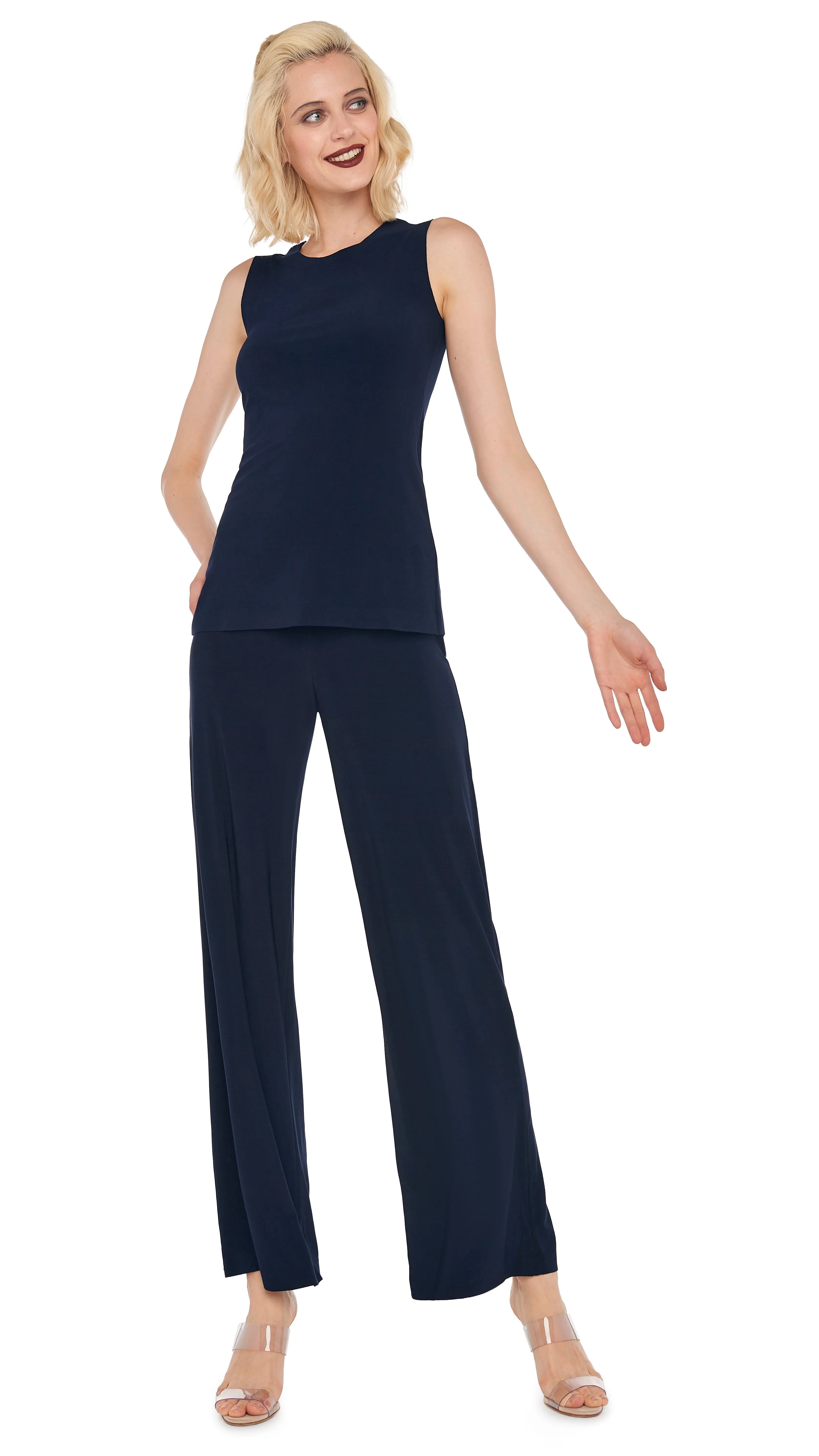 SLEEVELESS SWING TOP sold by Norma Kamali product image thumbnail 5