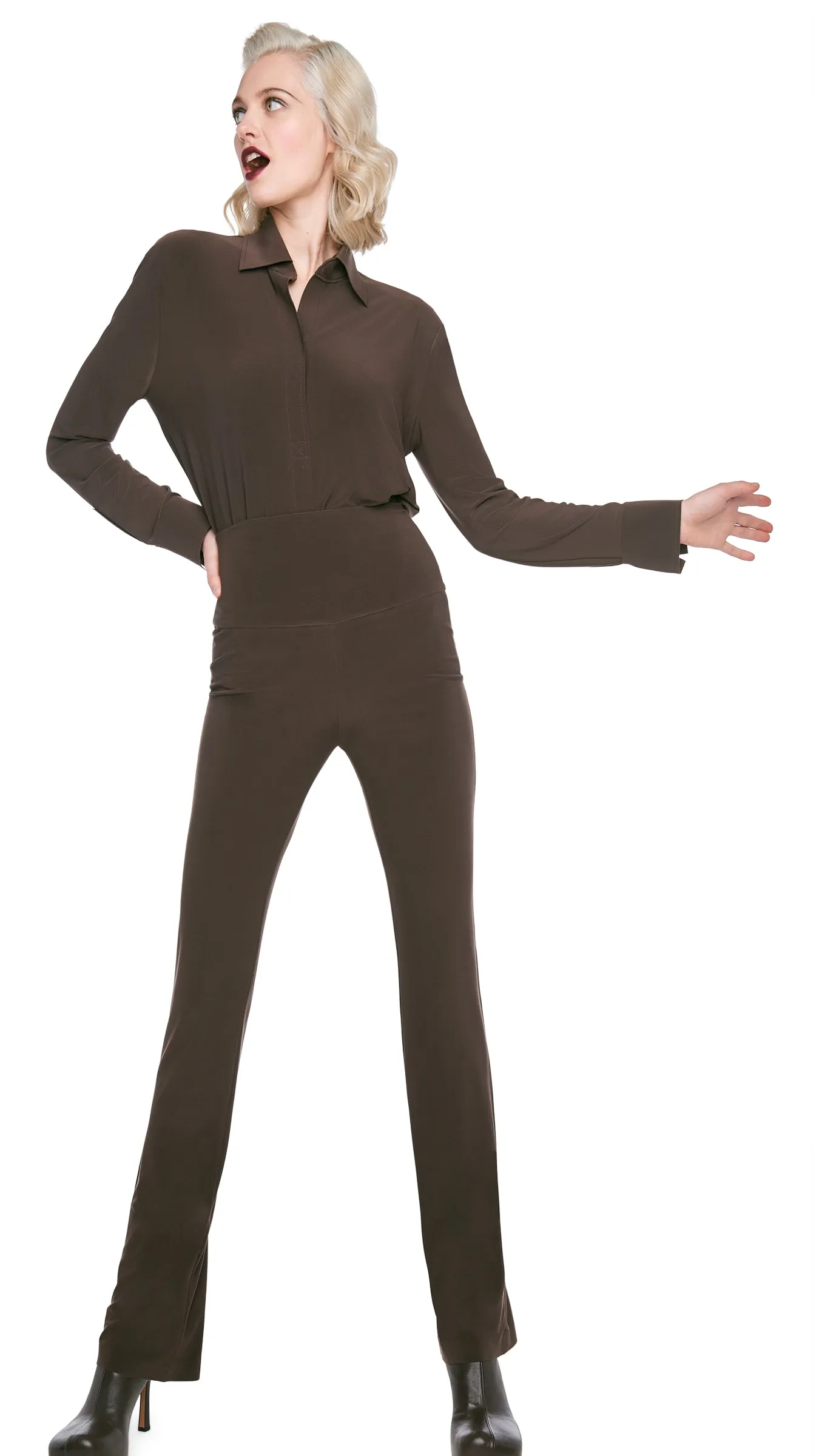 BOOT PANT sold by Norma Kamali product image thumbnail 5