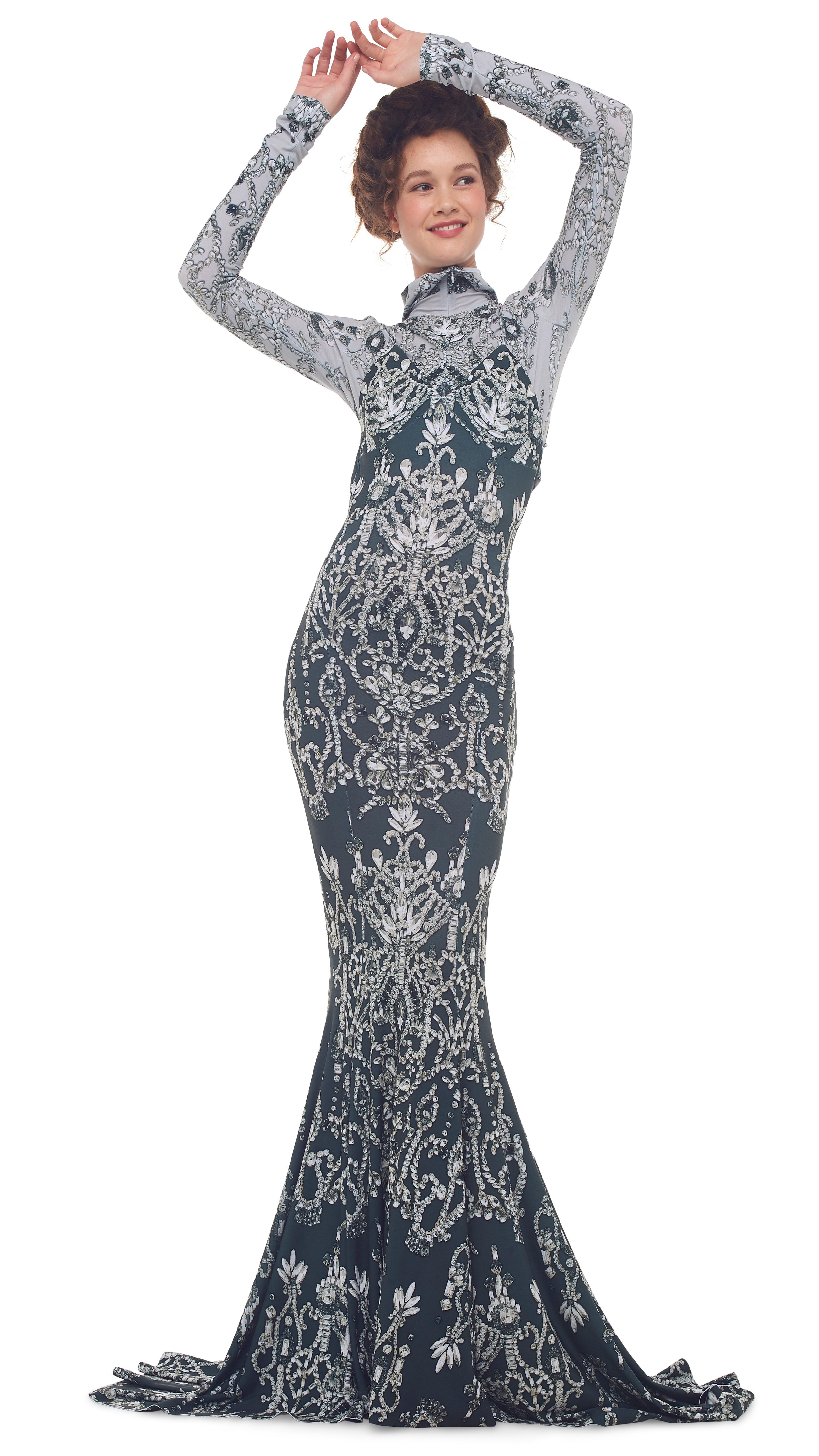 LOW BACK FISHTAIL GOWN sold by Norma Kamali product image thumbnail 4