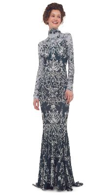 LOW BACK FISHTAIL GOWN sold by Norma Kamali