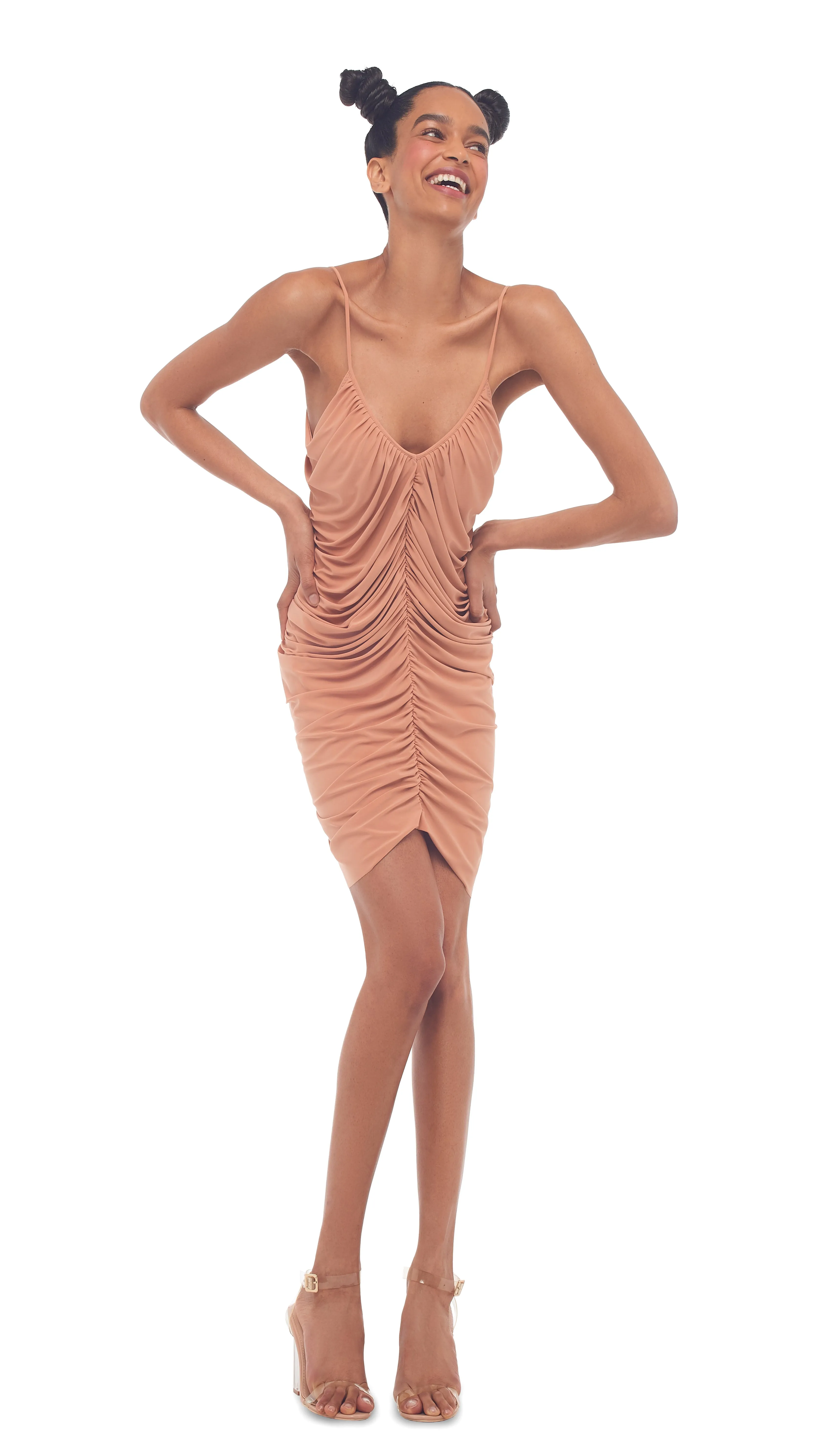 SLIP DIANA MINI DRESS sold by Norma Kamali product image thumbnail 5