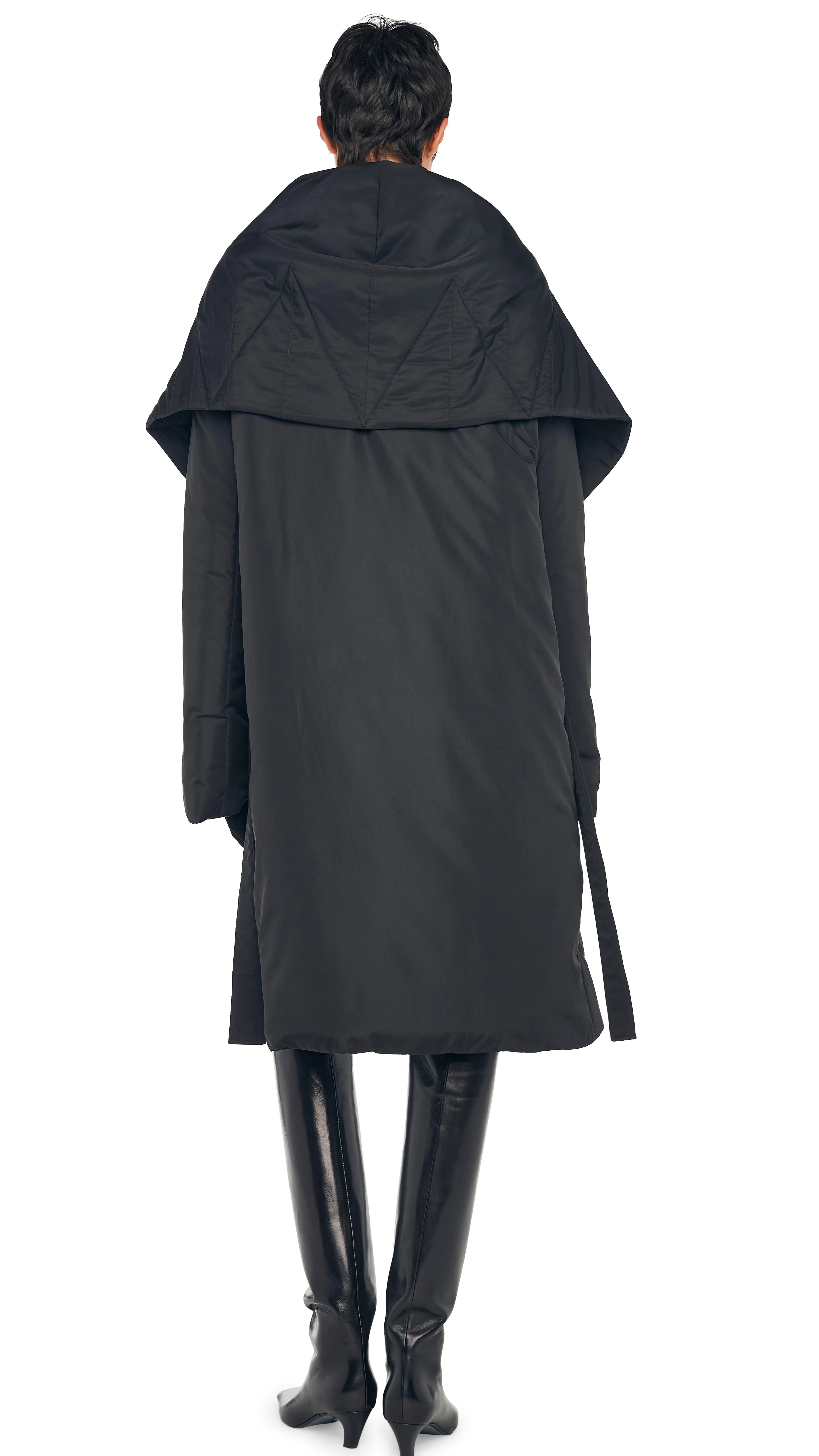 SHAWL COLLAR COAT sold by Norma Kamali product image thumbnail 3