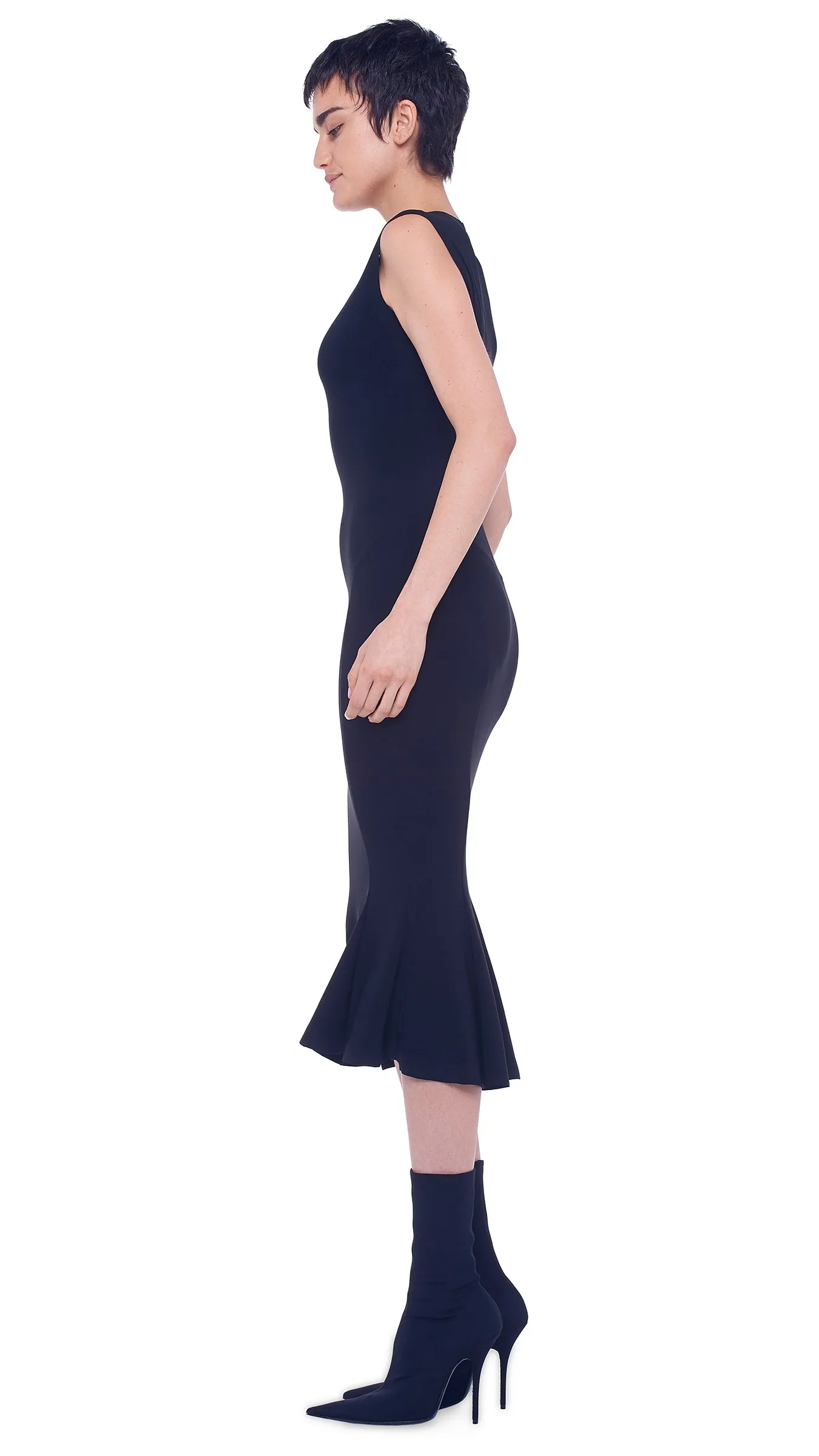 FISHTAIL DRESS TO MIDCALF sold by Norma Kamali product image thumbnail 2