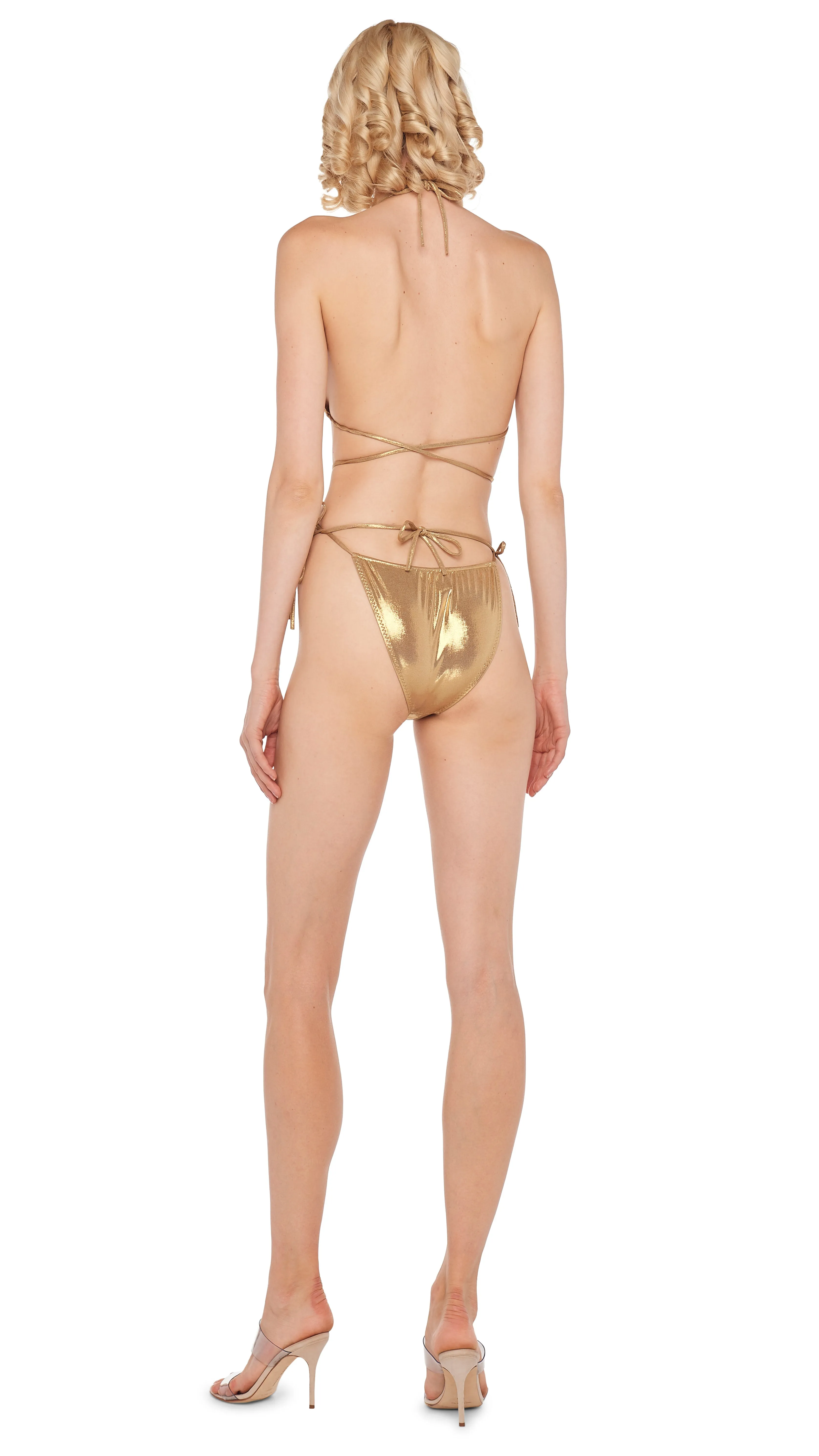 CRISS CROSS BIKINI BRA / BOTTOM sold by Norma Kamali product image thumbnail 3