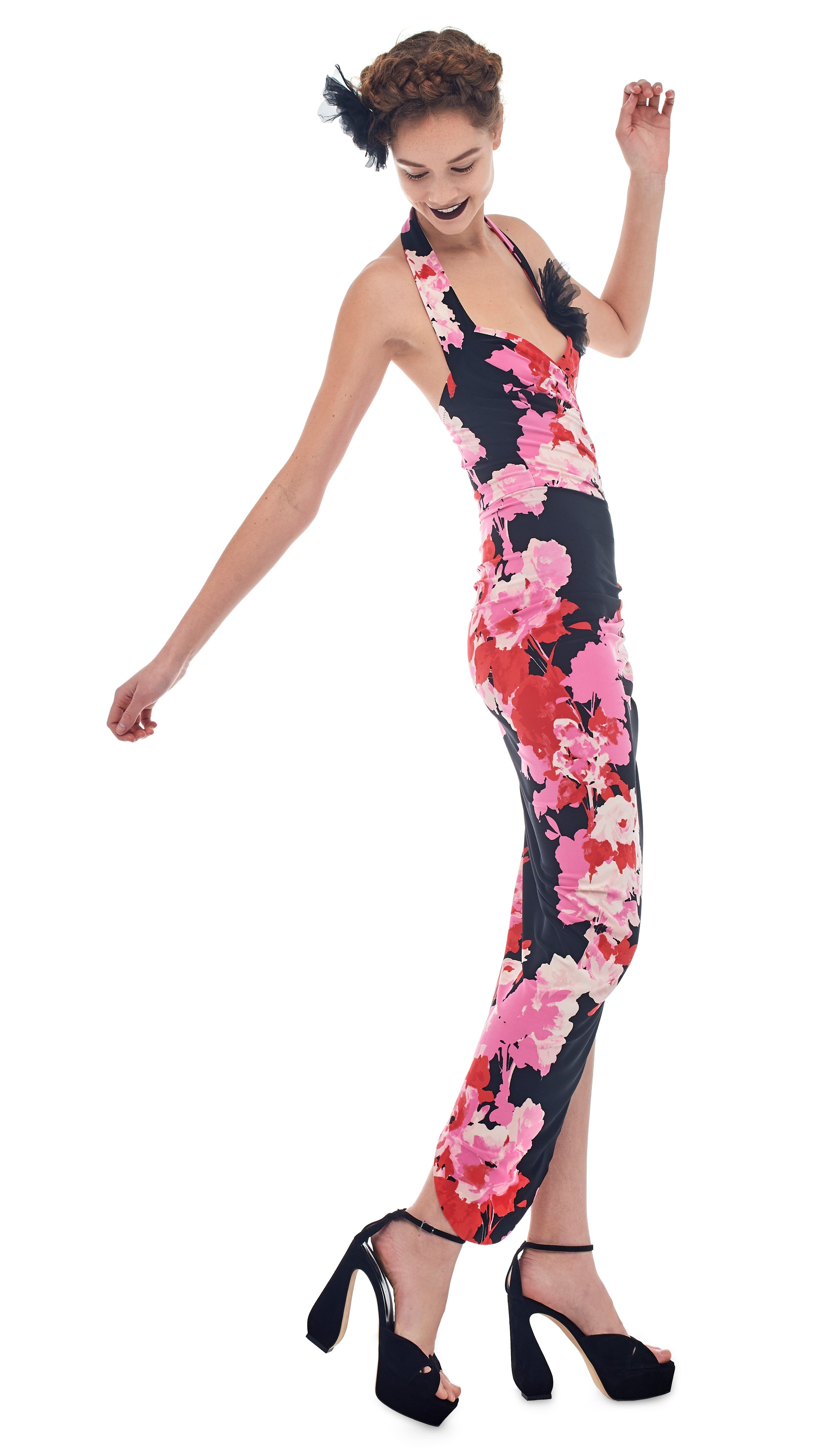 CAYLA SIDE DRAPE GOWN sold by Norma Kamali product image thumbnail 5