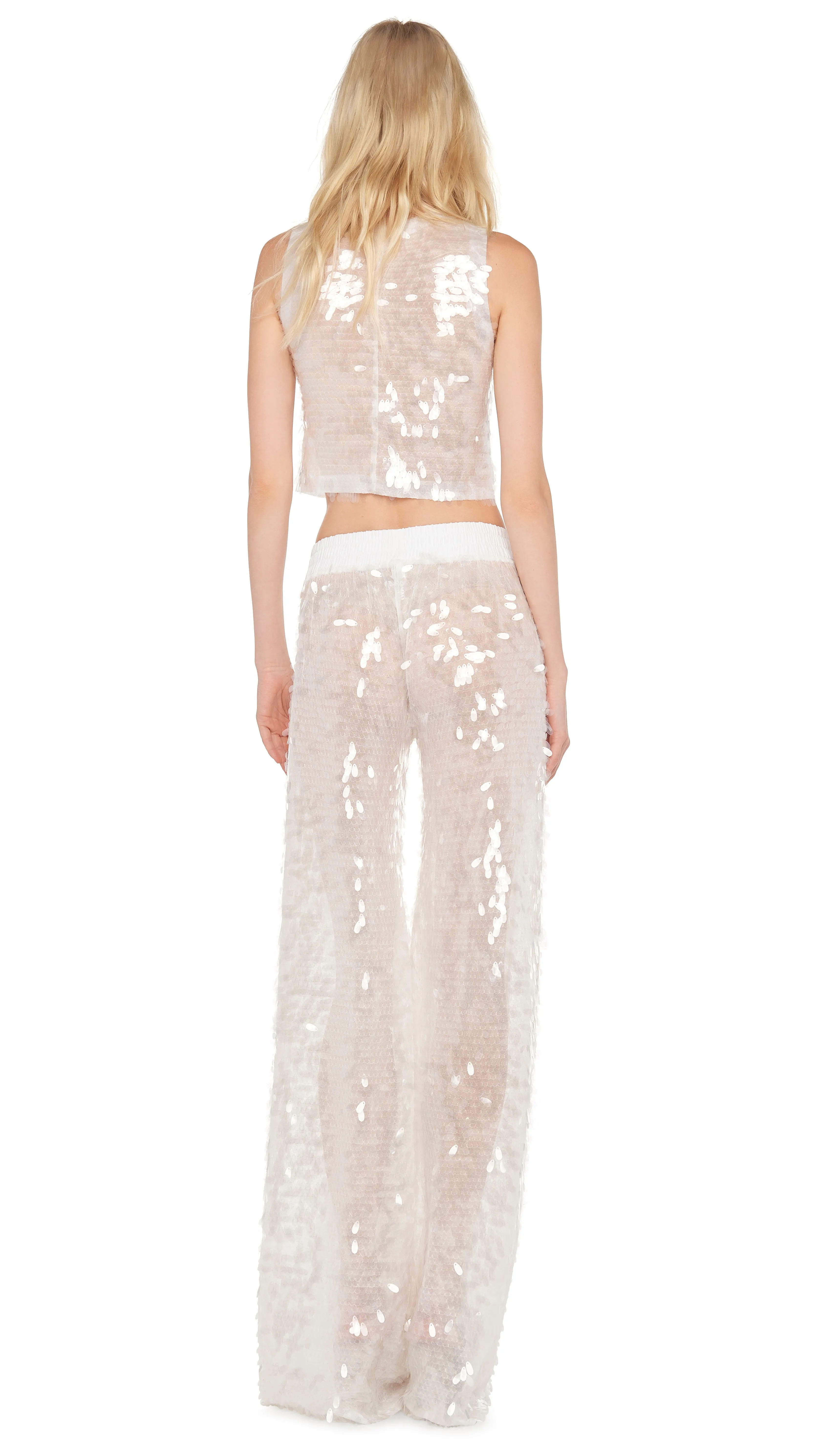 SLEEVELESS CROPPED TOP sold by Norma Kamali product image thumbnail 3