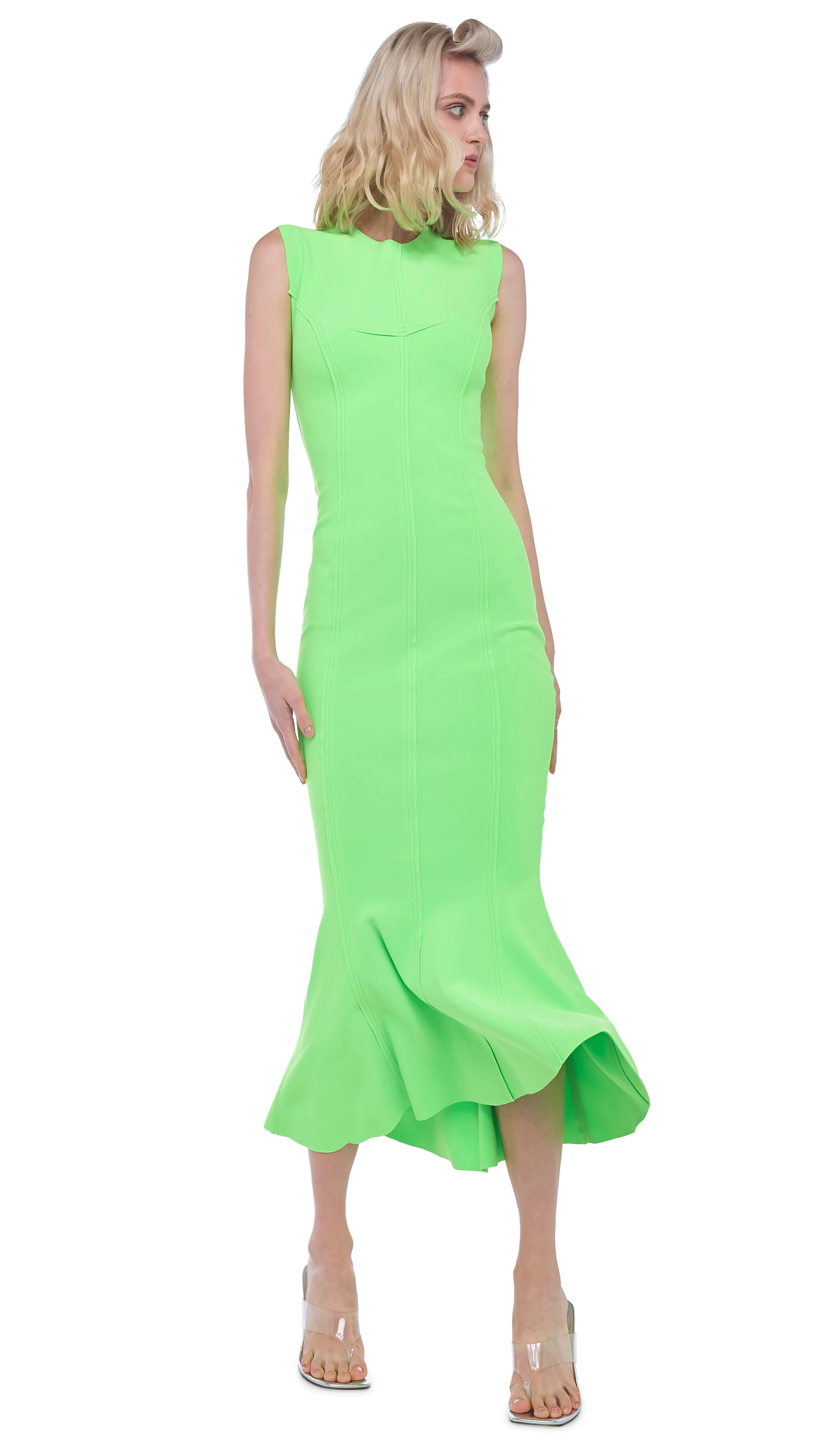 GRACE FISHTAIL DRESS sold by Norma Kamali product image thumbnail 4