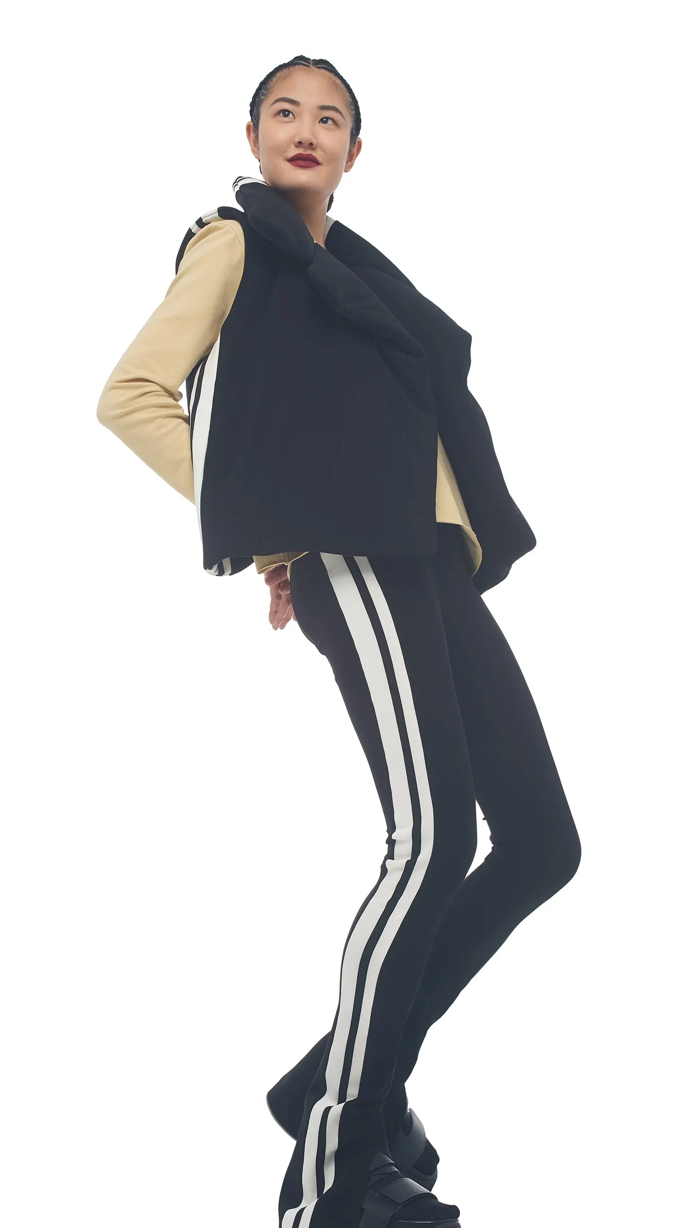 SHORT BF CREW TOP sold by Norma Kamali product image thumbnail 5