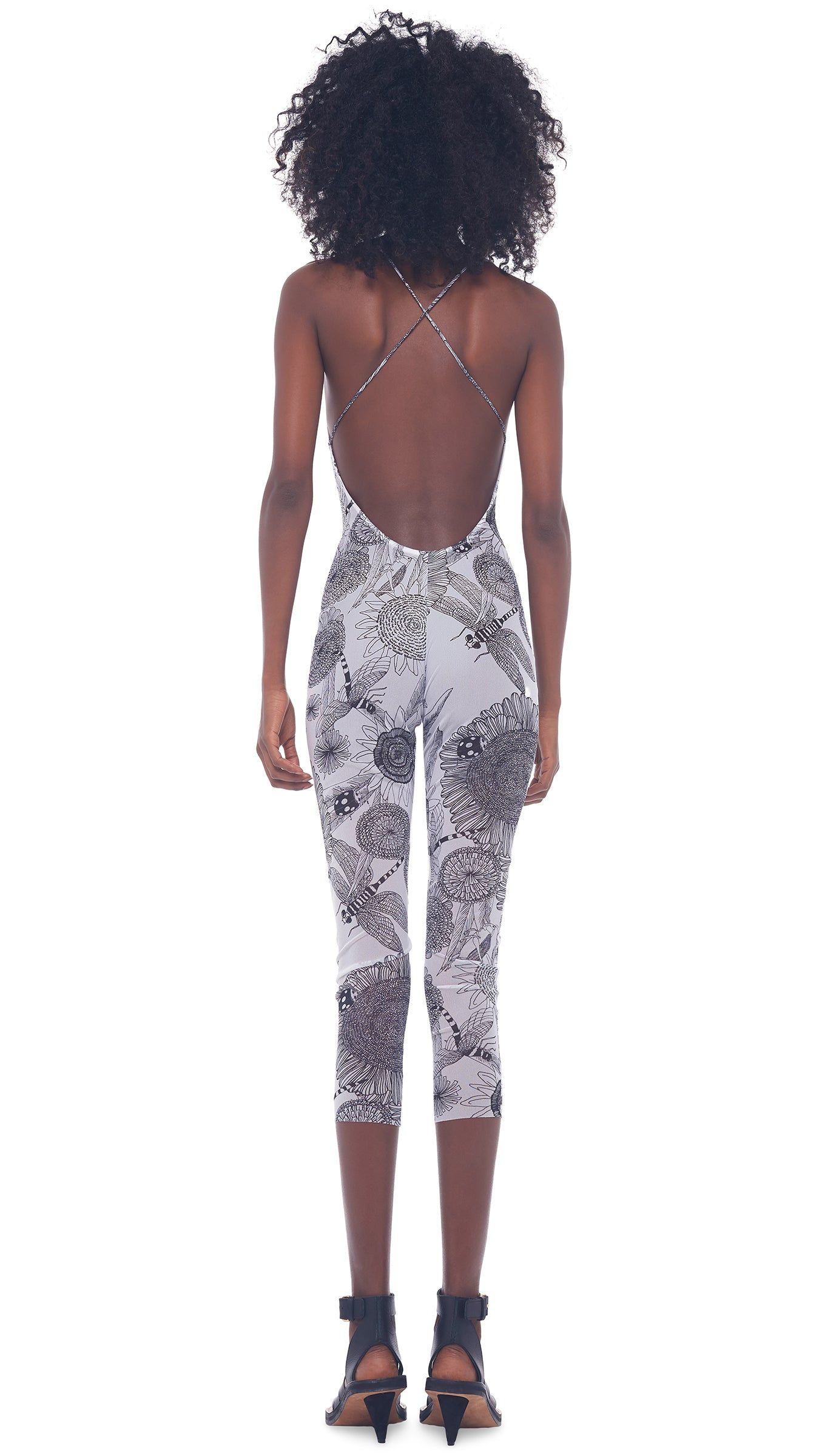 LOW BACK FARA SLIP CATSUIT sold by Norma Kamali product image thumbnail 3