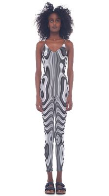 LOW BACK FARA SLIP CATSUIT sold by Norma Kamali