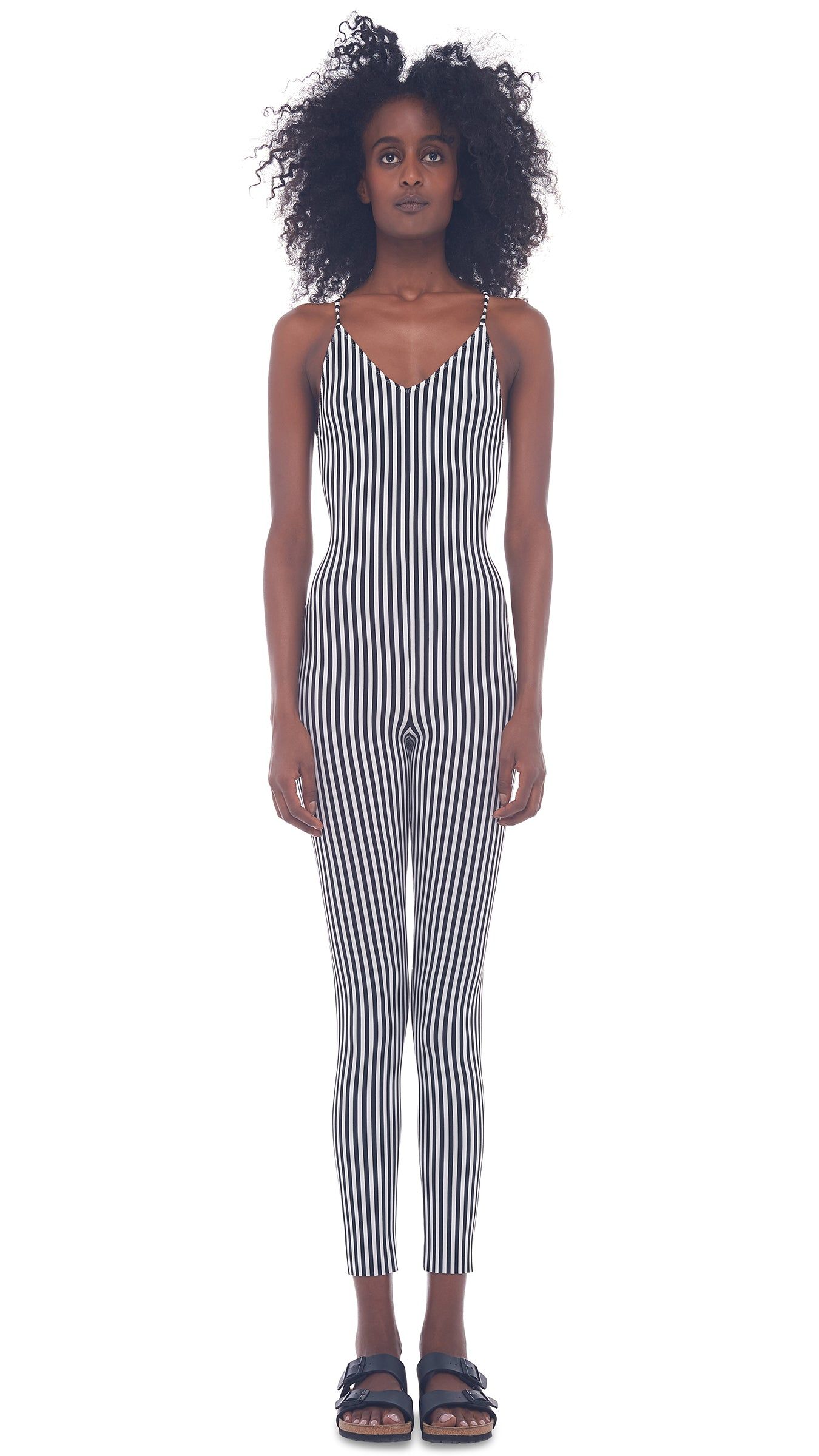 LOW BACK FARA SLIP CATSUIT sold by Norma Kamali