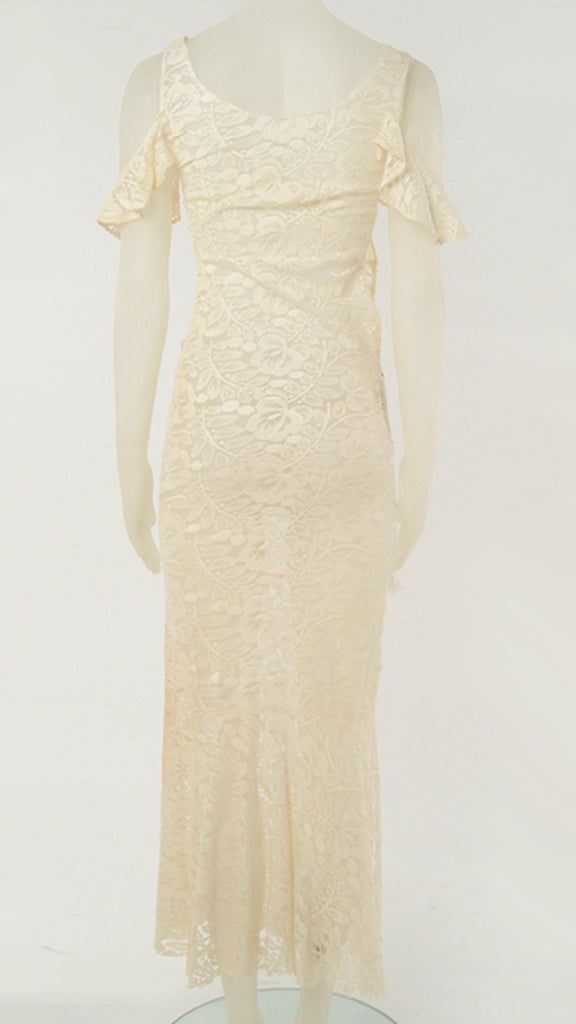 COLD SHOULDER LACE DRESS sold by Norma Kamali product image thumbnail 2