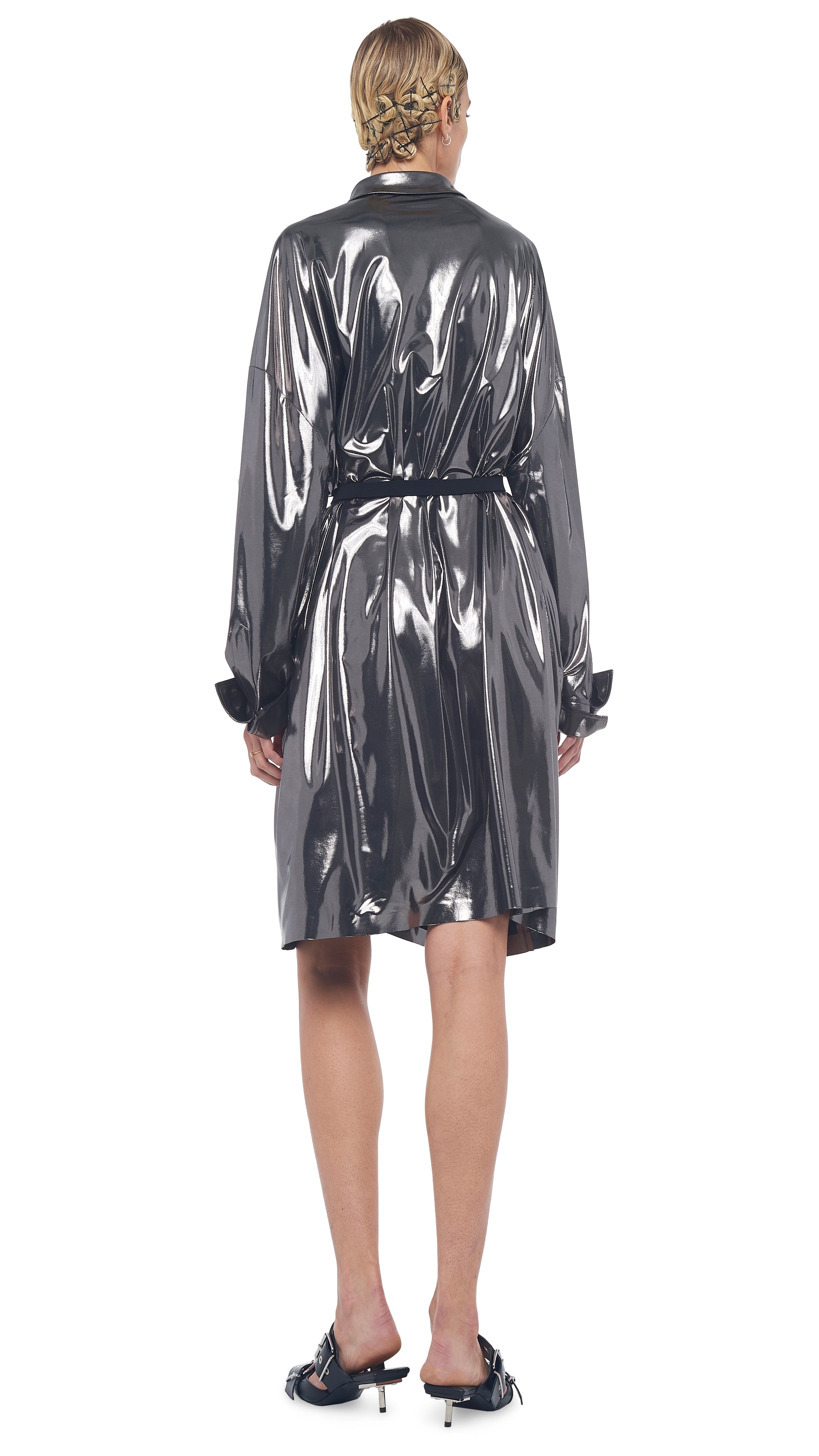 OVERSIZE BF NK SHIRT DRESS sold by Norma Kamali product image thumbnail 3