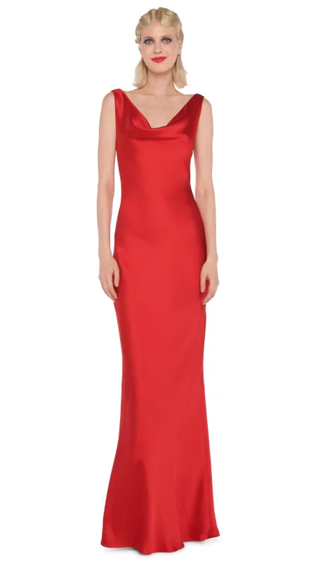 DEEP DRAPE NECK GOWN sold by Norma Kamali