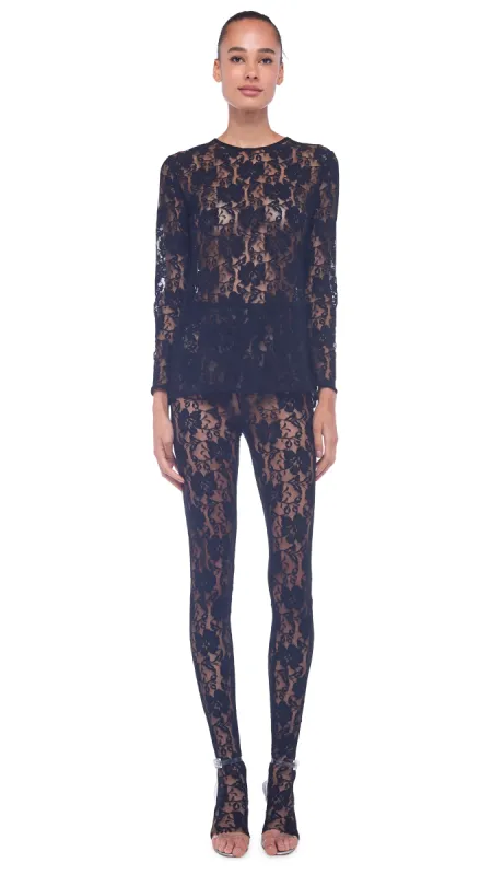 LEGGING WITH FOOTIE sold by Norma Kamali