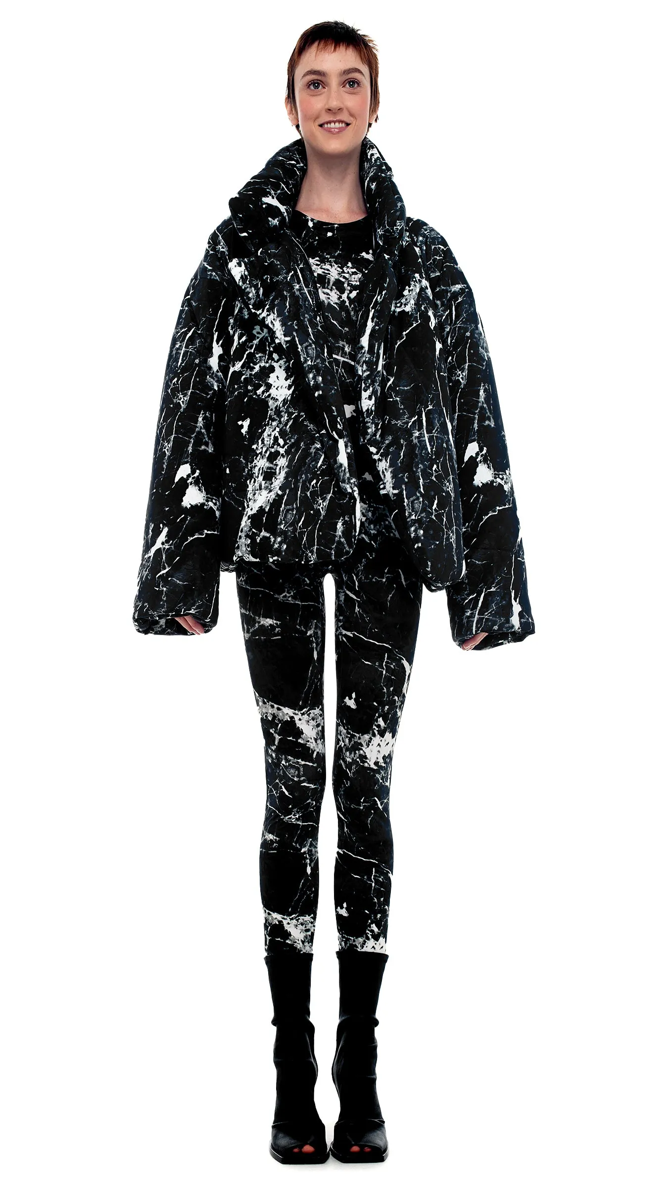 SLEEPING BAG JACKET sold by Norma Kamali product image thumbnail 4