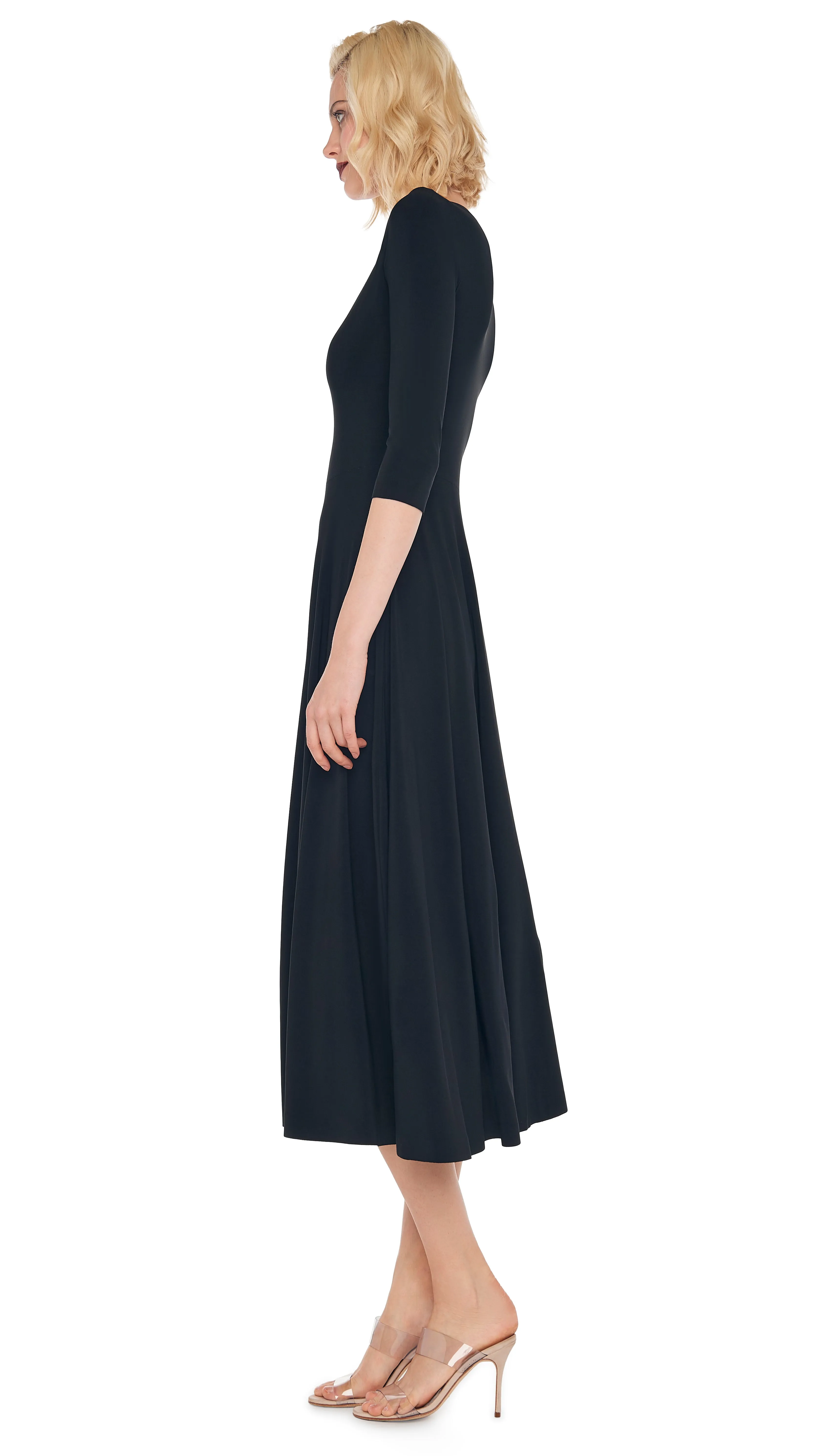 REVERSIBLE SCOOP DRESS sold by Norma Kamali product image thumbnail 2