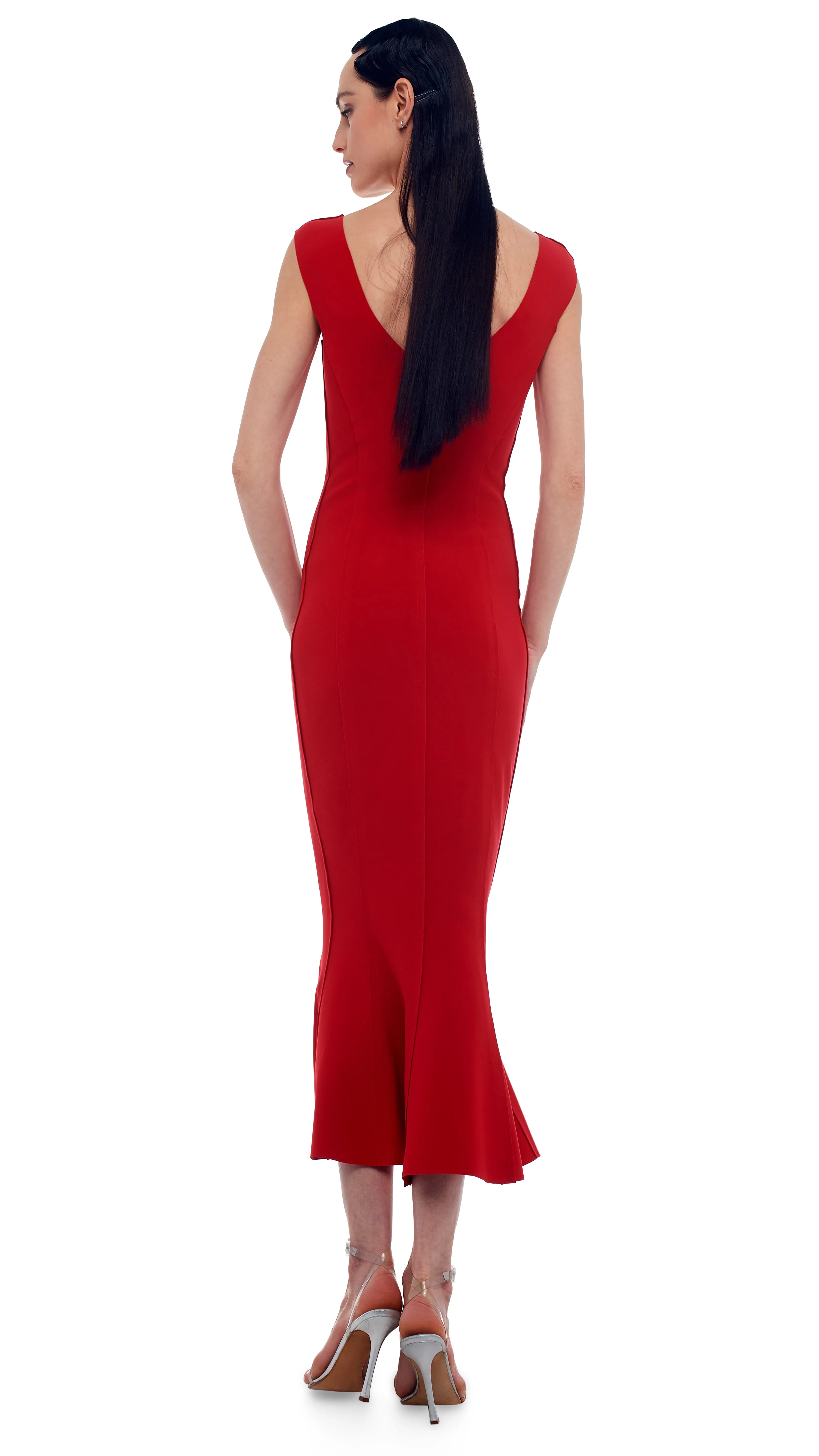 GRACE FISHTAIL DRESS sold by Norma Kamali product image thumbnail 3