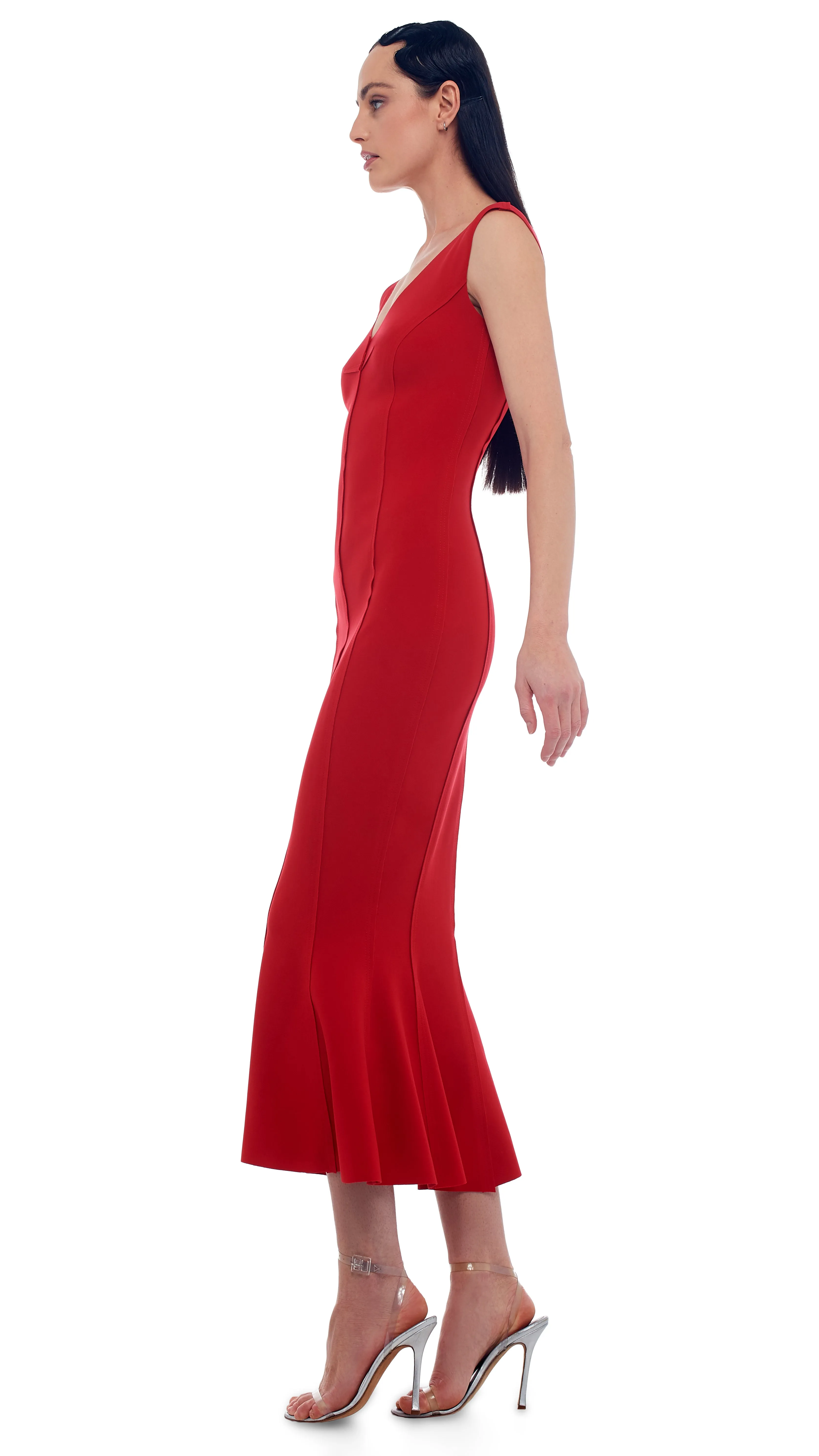 GRACE FISHTAIL DRESS sold by Norma Kamali product image thumbnail 4