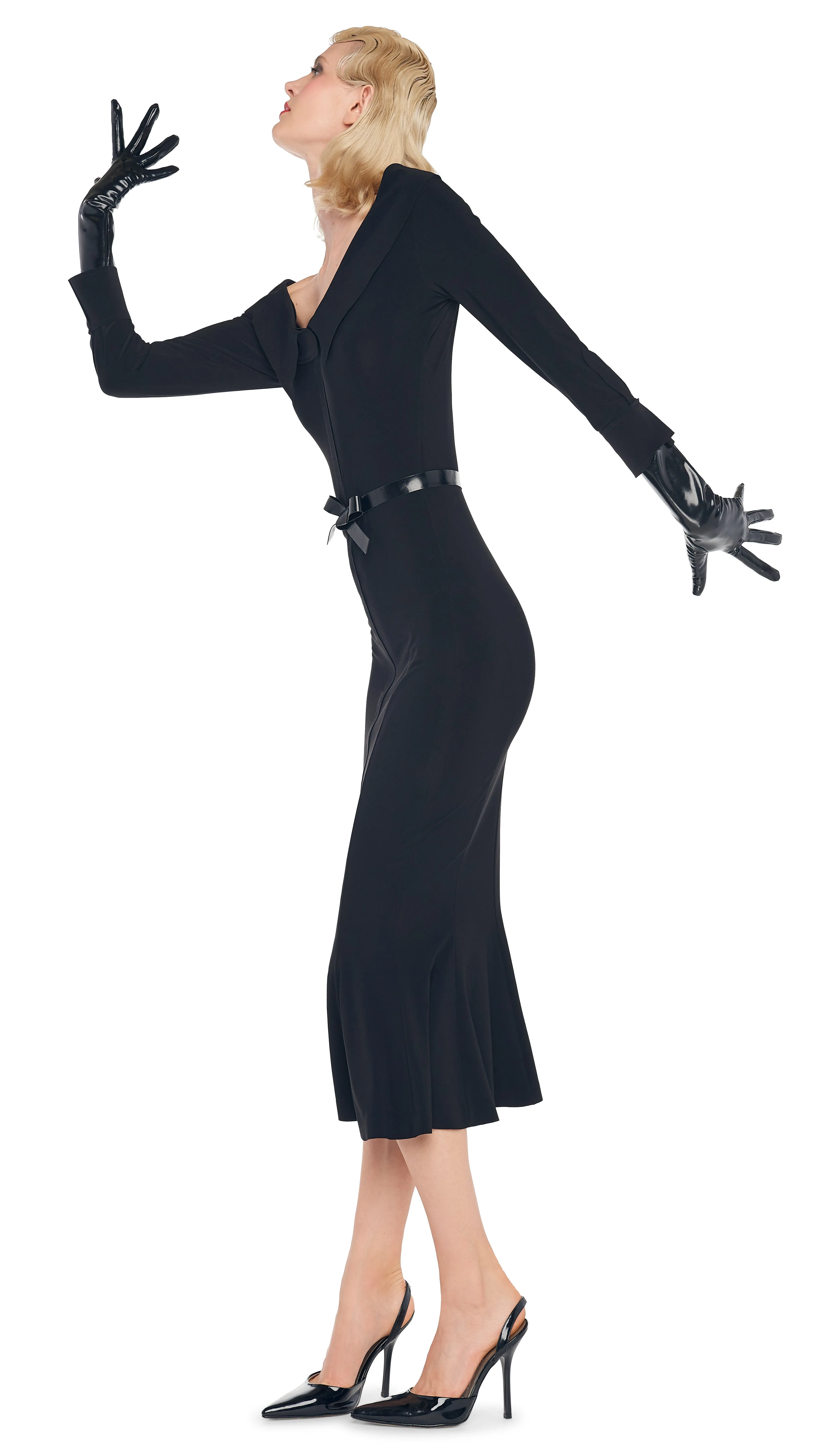 OFF SHOULDER FISHTAIL DRESS sold by Norma Kamali product image thumbnail 5