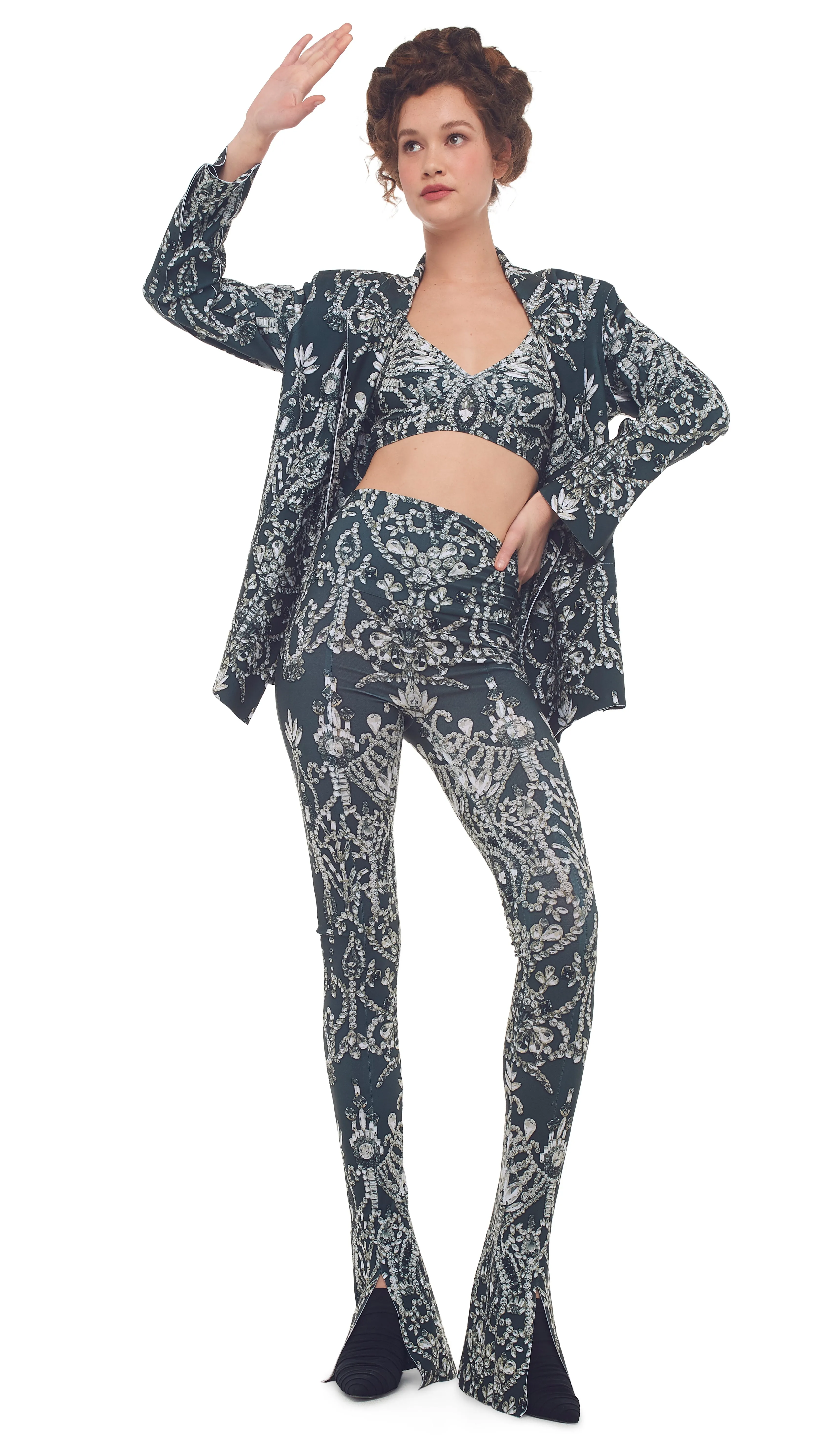 SB STRAIGHT FIT JACKET sold by Norma Kamali product image thumbnail 4