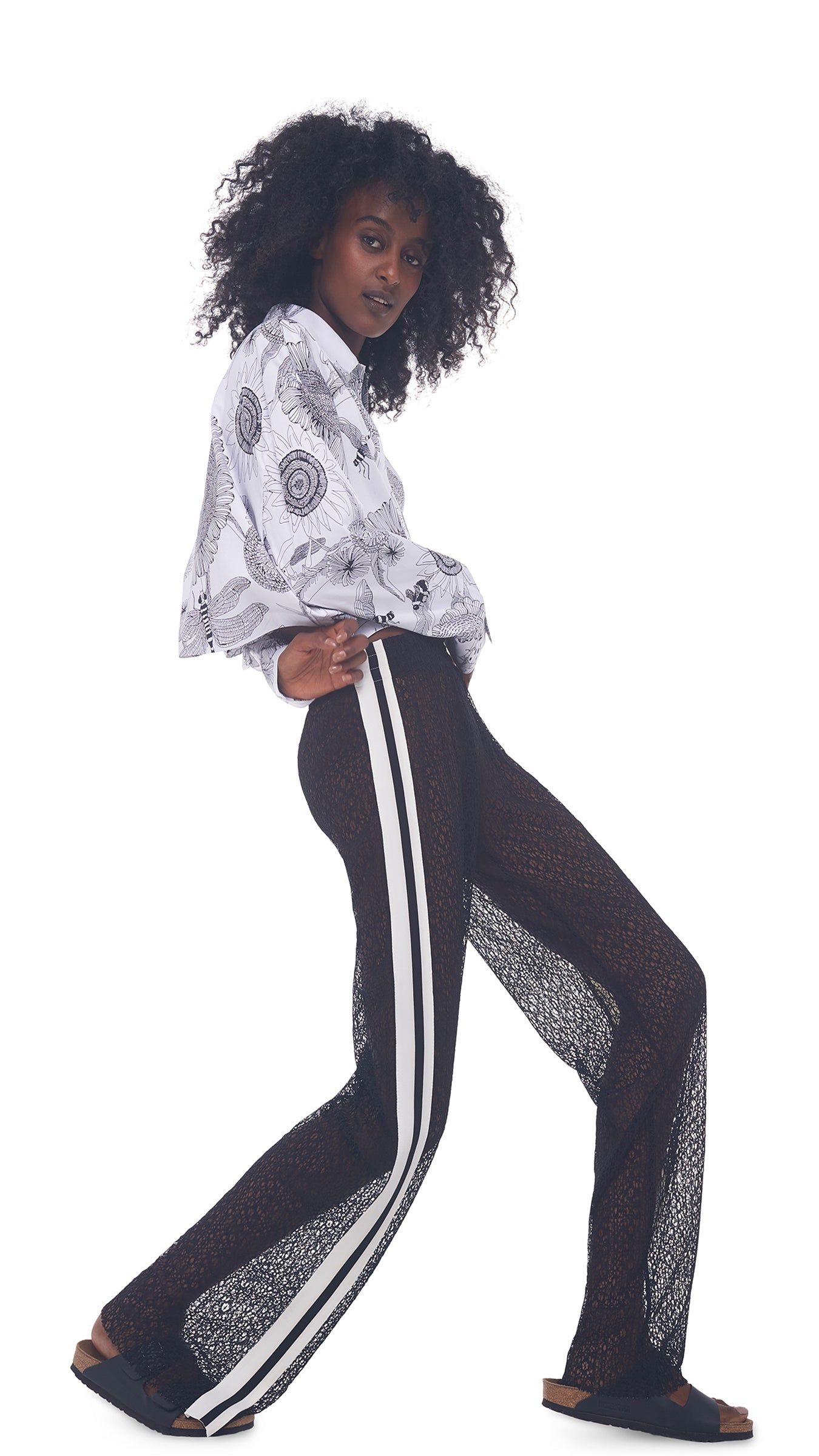 CROP OVERSIZED BF NK SHIRT sold by Norma Kamali product image thumbnail 4