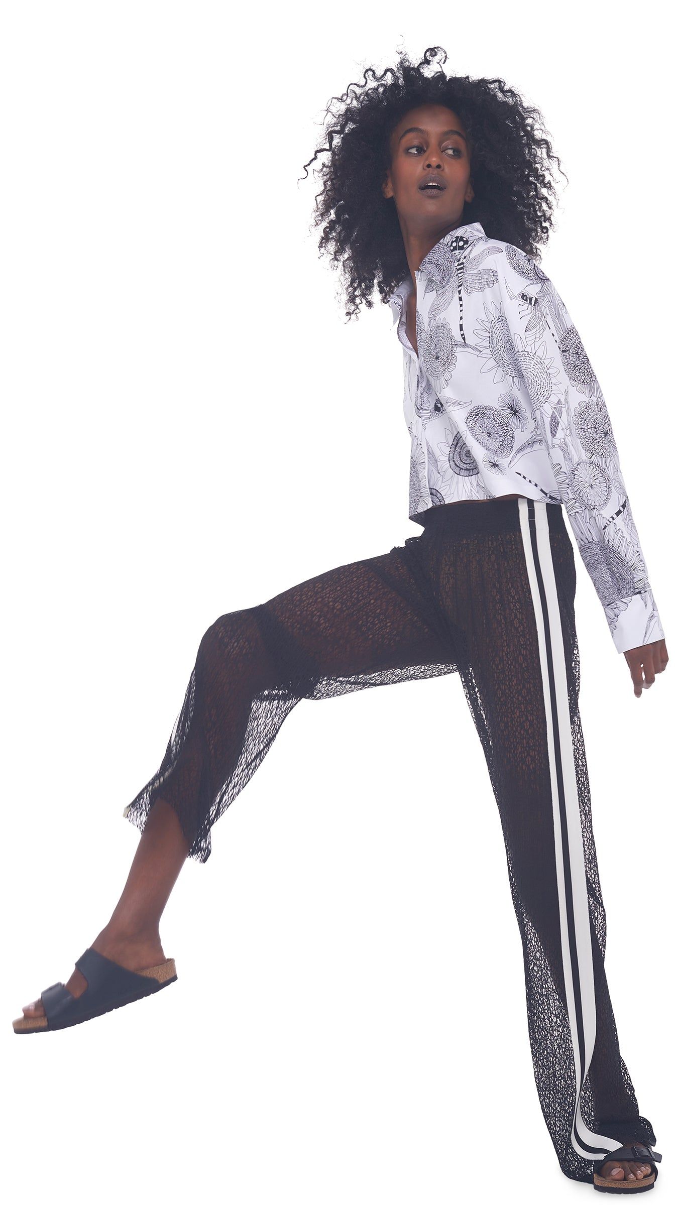 CROP OVERSIZED BF NK SHIRT sold by Norma Kamali product image thumbnail 5