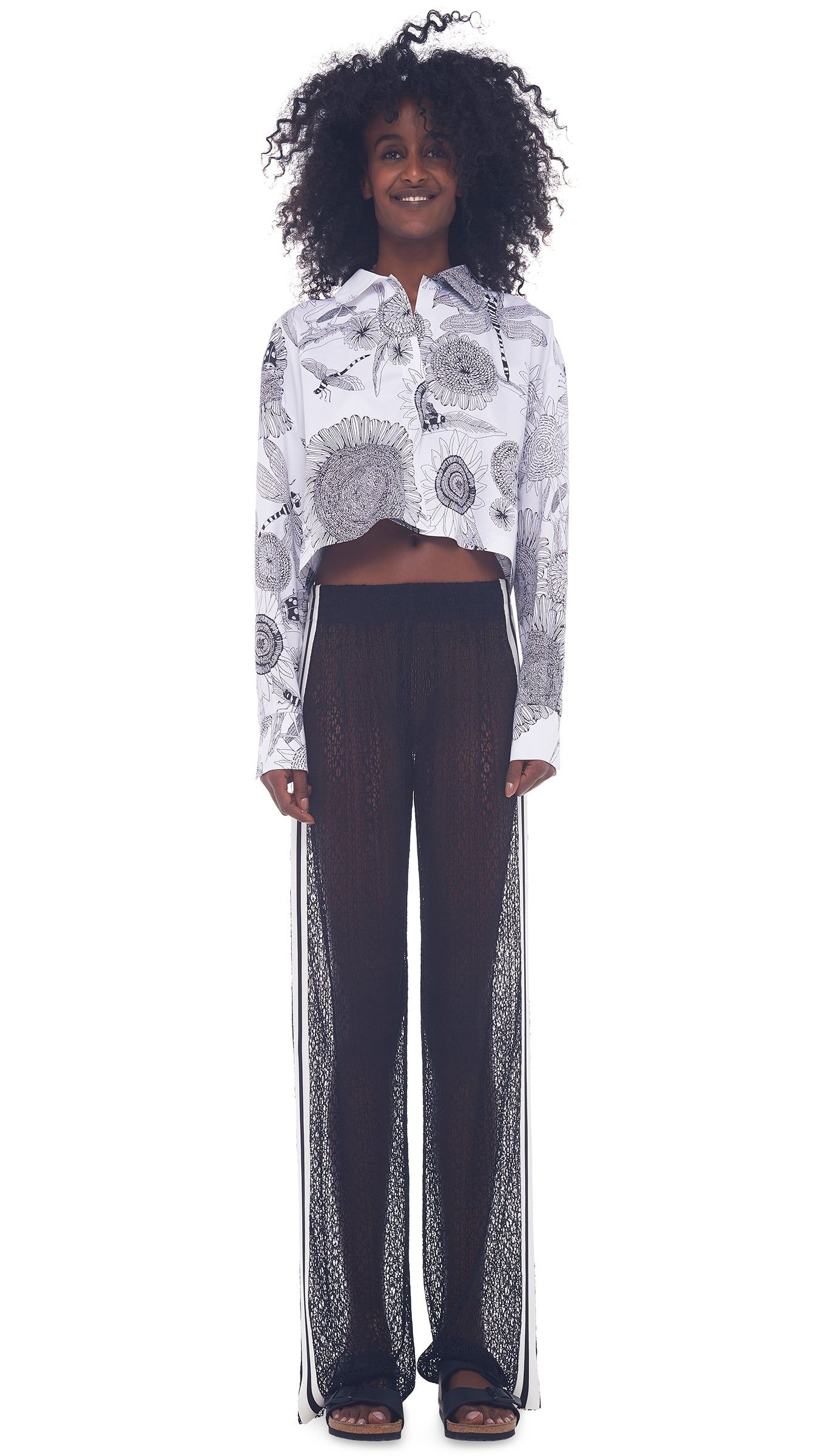 CROP OVERSIZED BF NK SHIRT sold by Norma Kamali