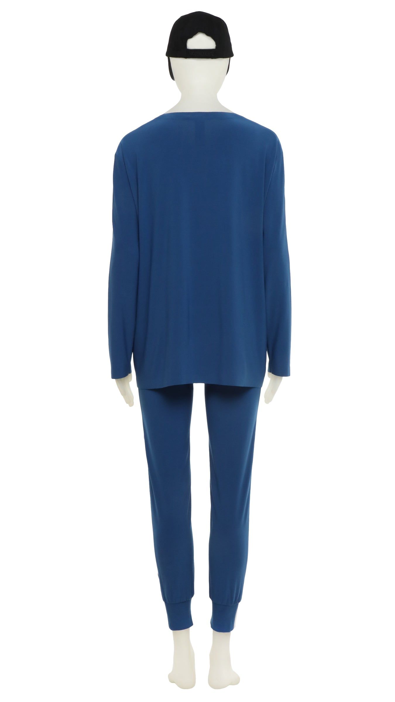 SIDE STRIPE BF CREW TOP sold by Norma Kamali product image thumbnail 3