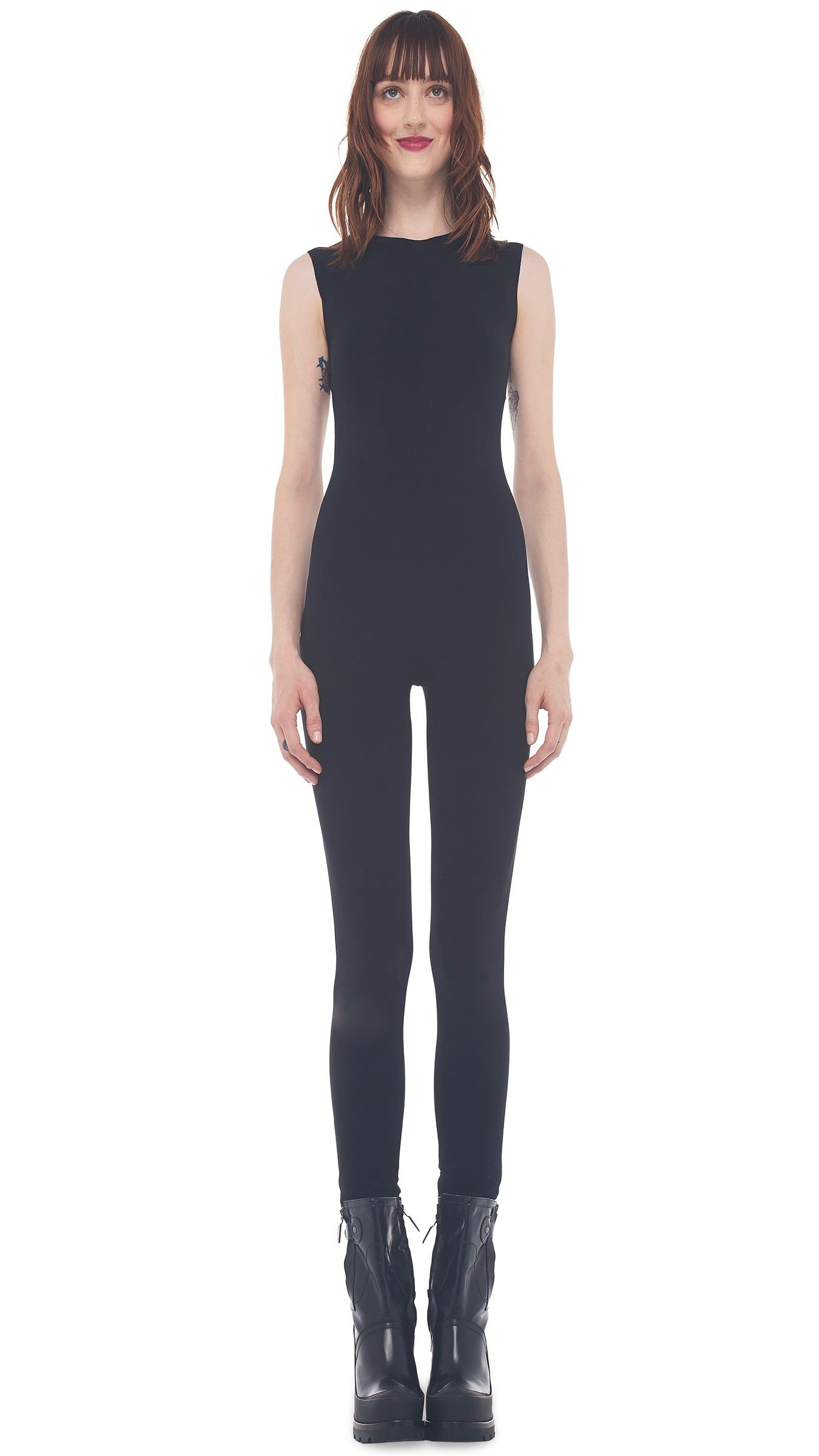 SLEEVELESS CATSUIT sold by Norma Kamali
