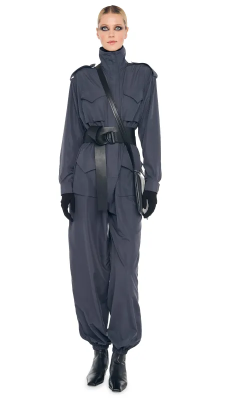 OVERSIZED TURTLE CARGO JUMPSUIT sold by Norma Kamali