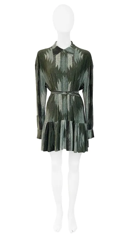 OVERSIZE BF RUFFLE NK SHIRT sold by Norma Kamali