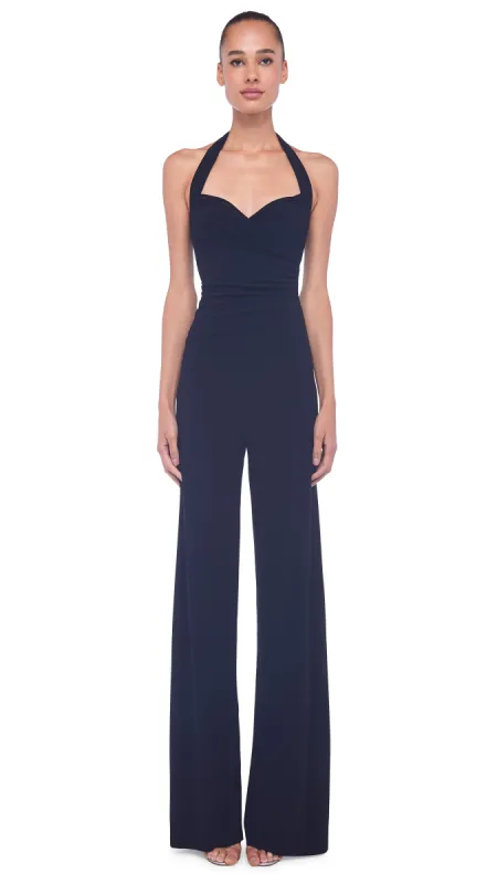 CAYLA STRAIGHT LEG JUMPSUIT sold by Norma Kamali