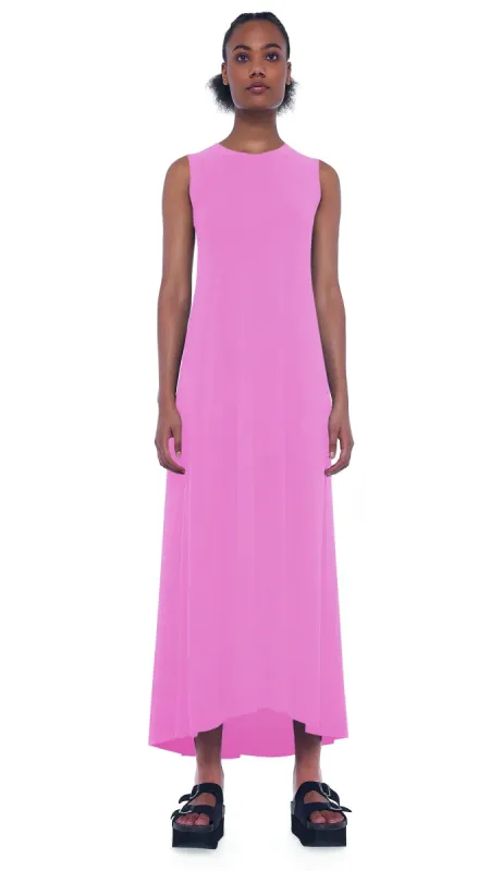 SLEEVELESS LONG SWING DRESS made by Norma Kamali