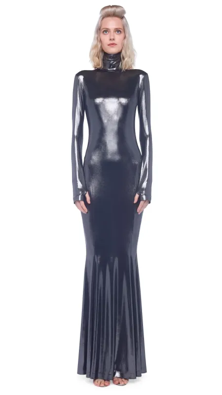 TURTLE FISHTAIL GOWN sold by Norma Kamali