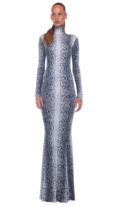 TURTLE FISHTAIL GOWN sold by Norma Kamali