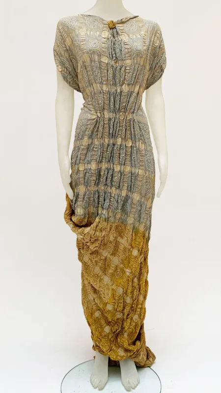 GODDESS PATCH GOWN made by Norma Kamali