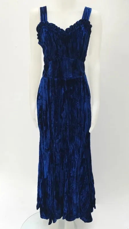 RUFFLED TRIM SLIP DRESS sold by Norma Kamali