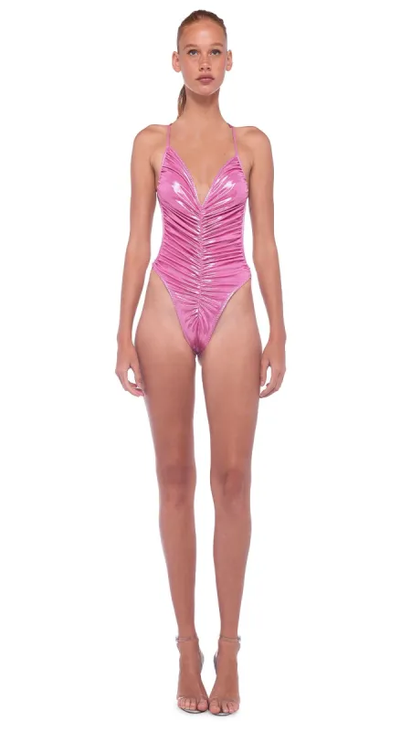 HIGH LEG BUTTERFLY MIO sold by Norma Kamali